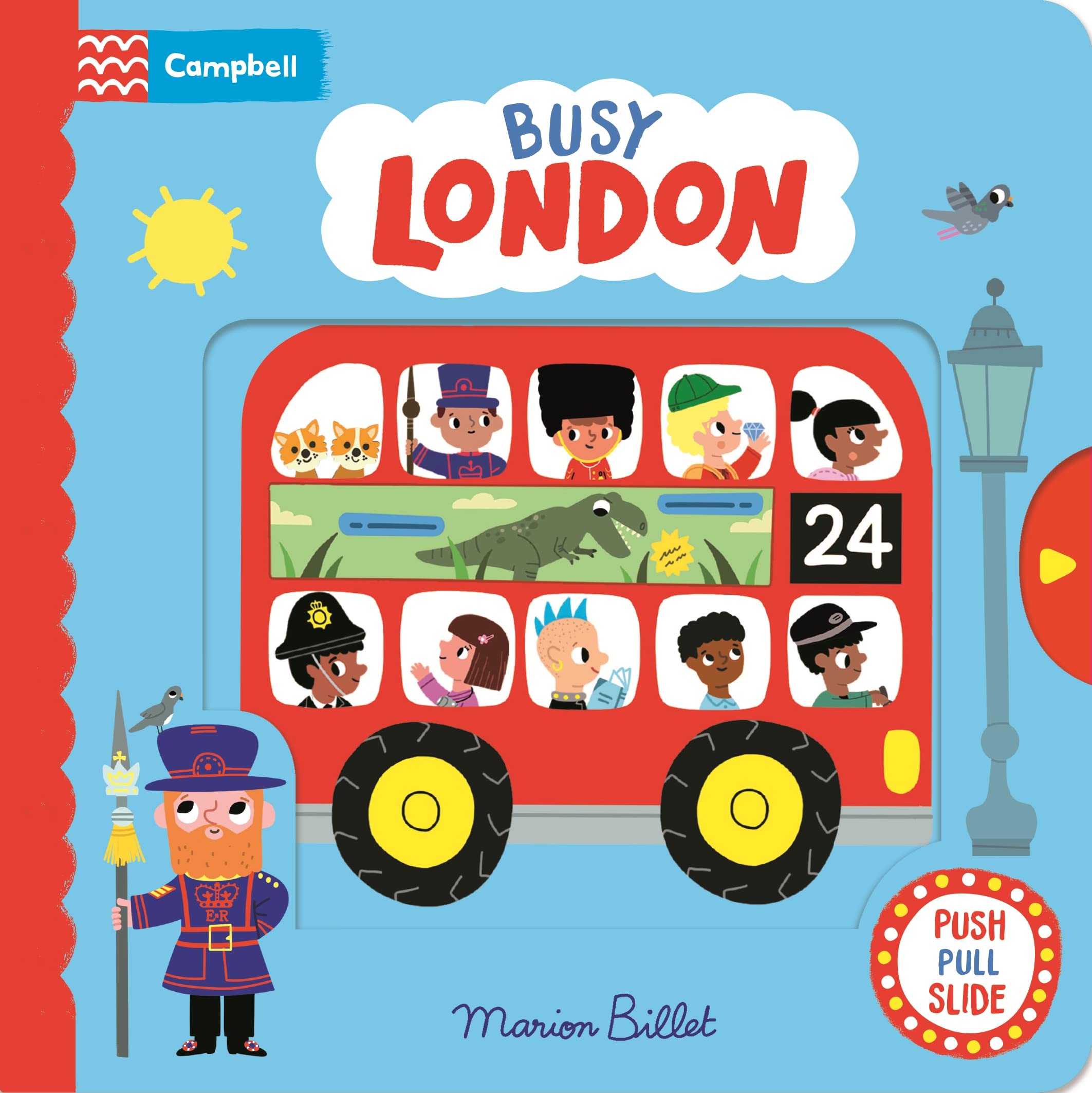 Campbell Books Busy London Board Book - Interactive Fun for Toddlers | Ages 1-2 Years