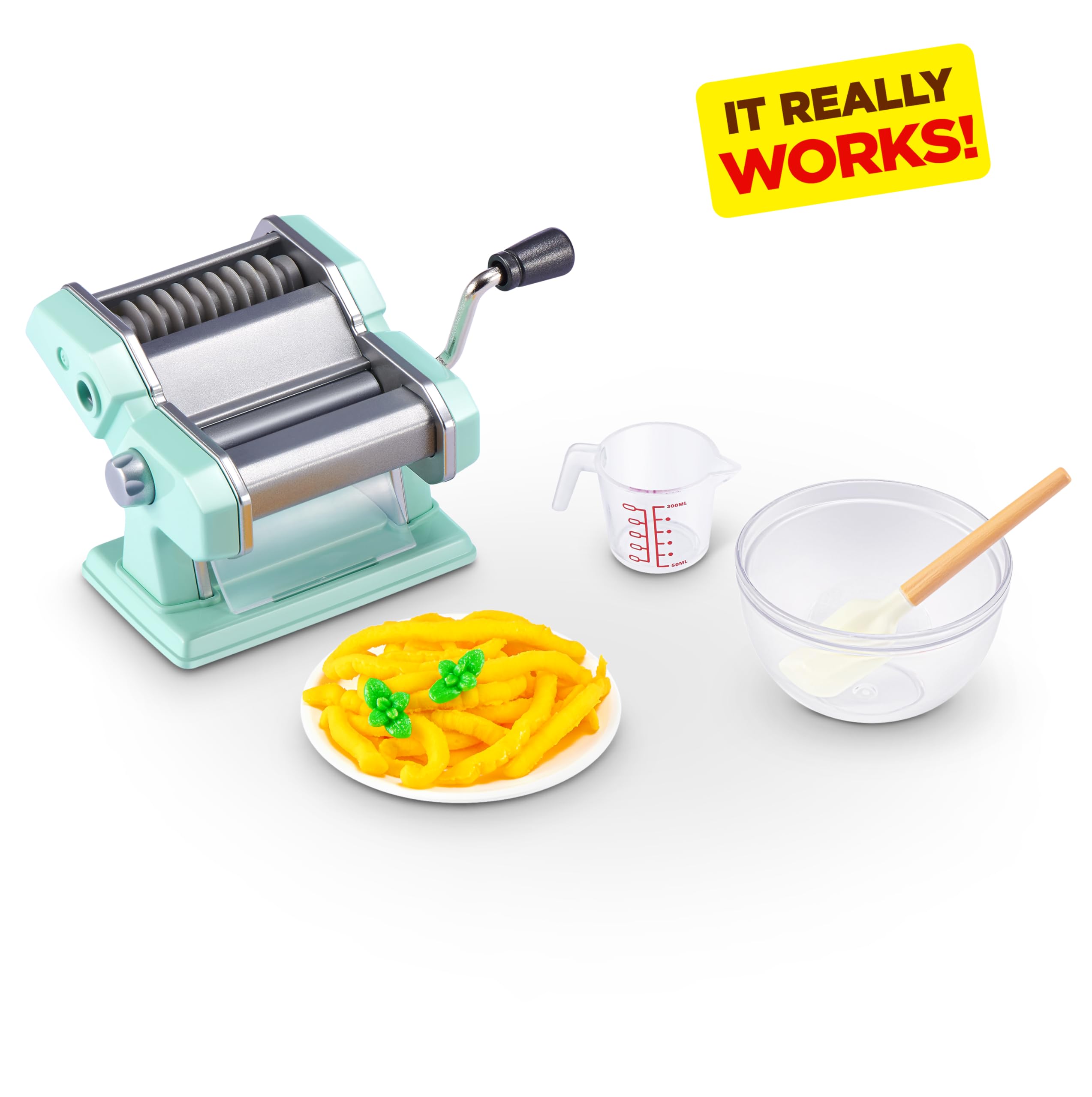 Mini Brands Really Works Magic Cook Kitchen Capsule - Pasta Maker | Series 1 | Ages 3+ 4