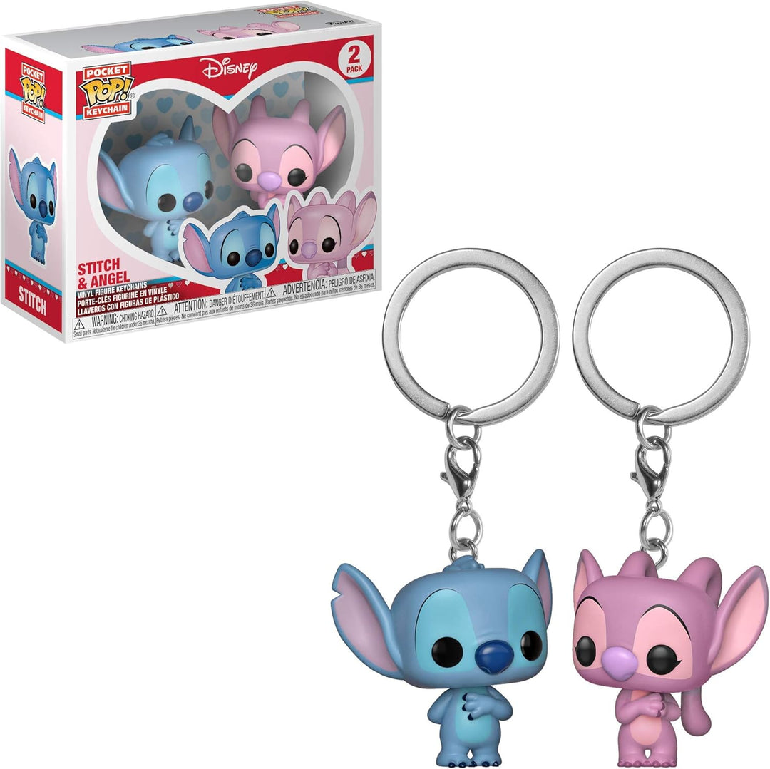 Funko Lilo & Stitch Stitch & Angel Pocket POP! Keychain 2-Pack (36370)