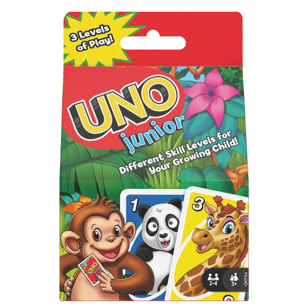 Mattel Games UNO Junior Card Game - 45 Cards - Ages 3+