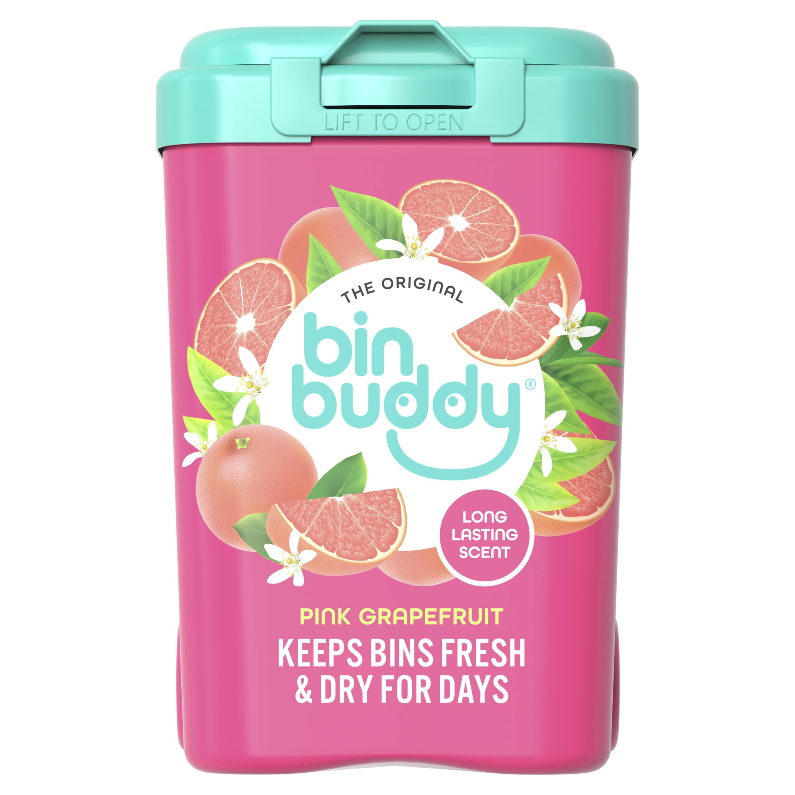 Bin Buddy Powder - Pink Grapefruit Scented Odour Eliminator for Indoor & Outdoor Bins | 450g Tub