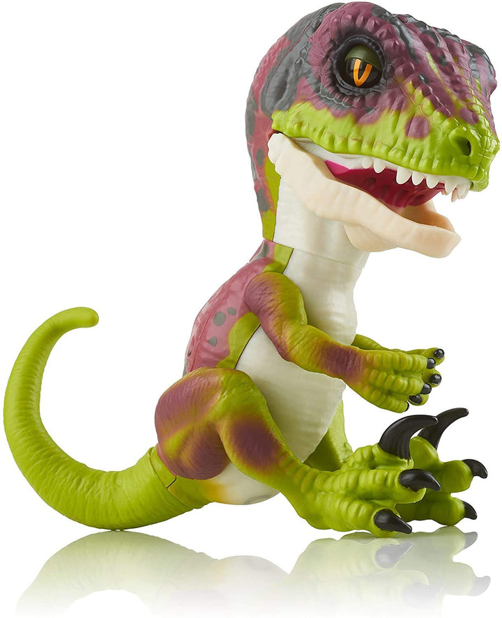 Untamed Raptor di Fingerlings - Stealth Green - Baby Dinosaur interattivo da collezione - Di WowWee