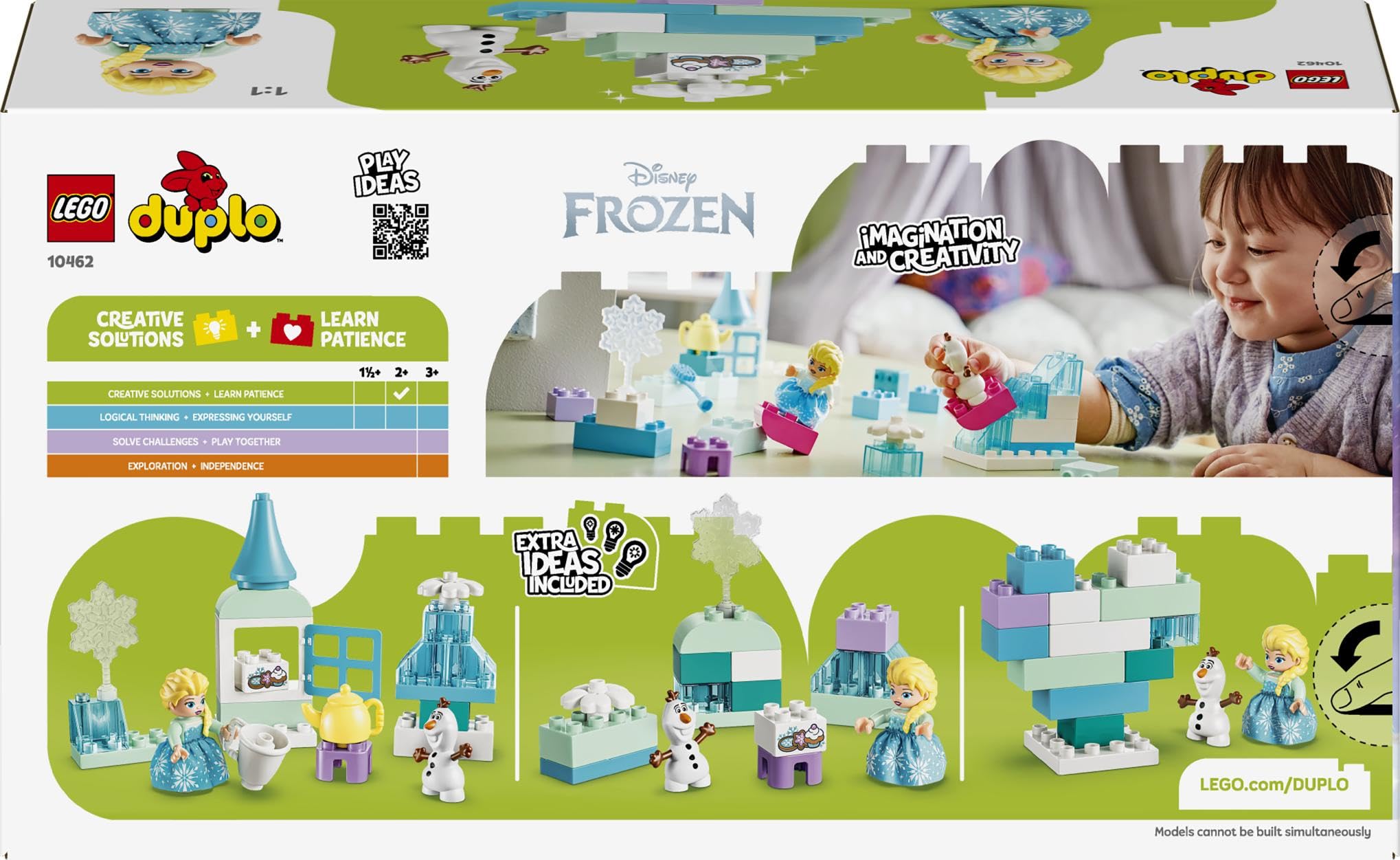 LEGO DUPLO Disney Frozen Creative Box 10462 with Elsa and Olaf | 37 Pieces | Ages 2+ 7