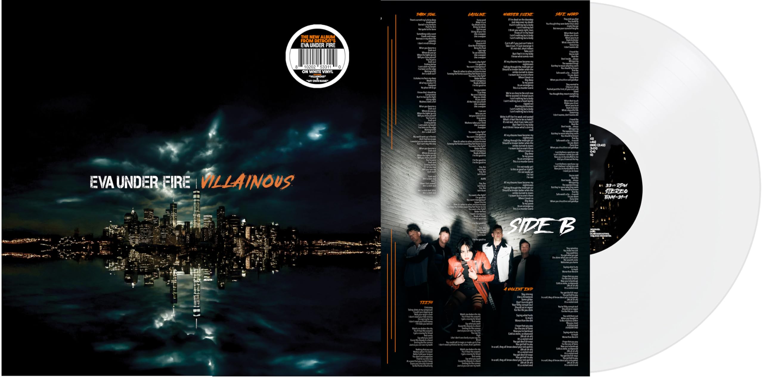 Eva Under Fire - Villainous [Vinyl] 1