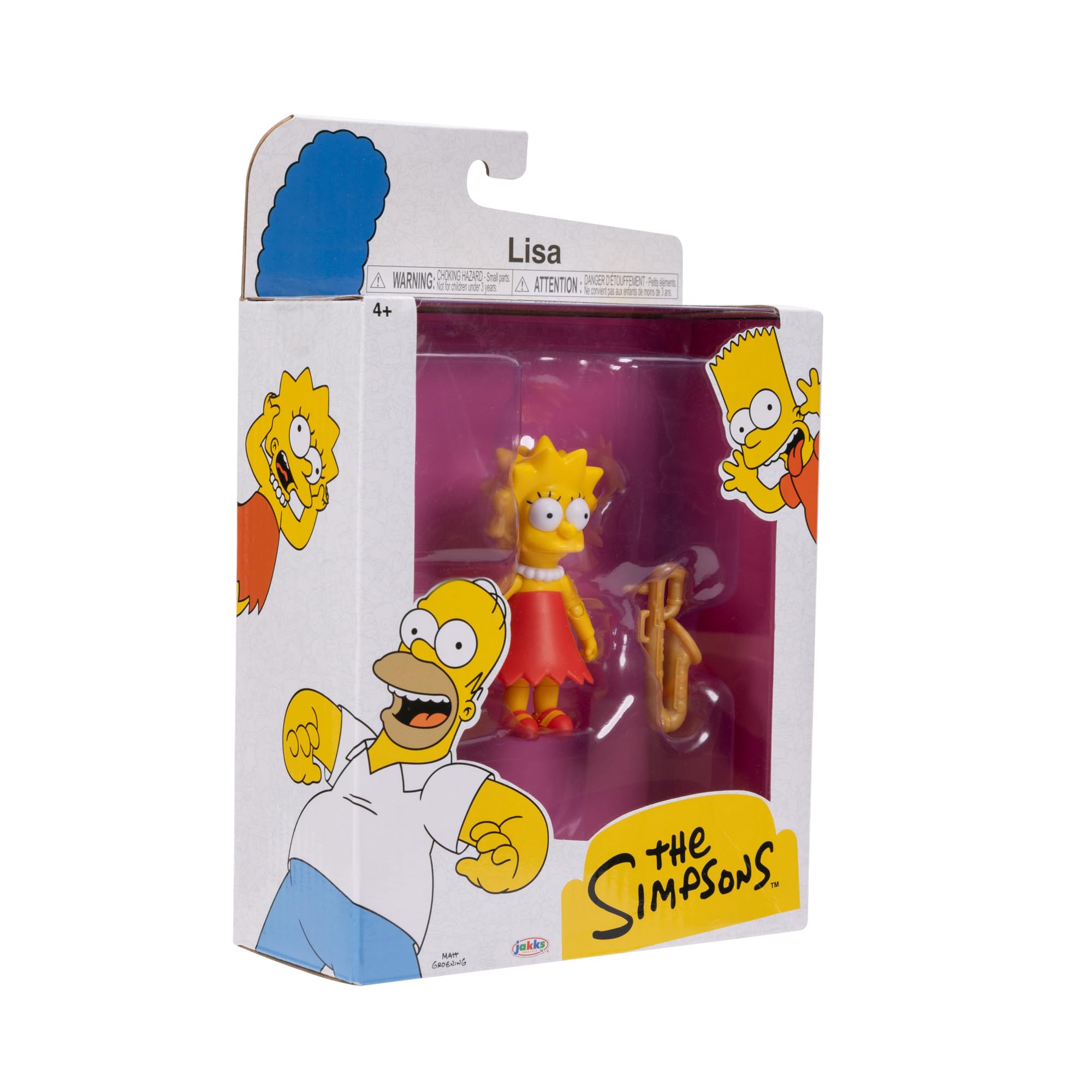 JAKKS Pacific The Simpsons - Lisa Simpson 12.7cm Action Figure with Saxophone 14
