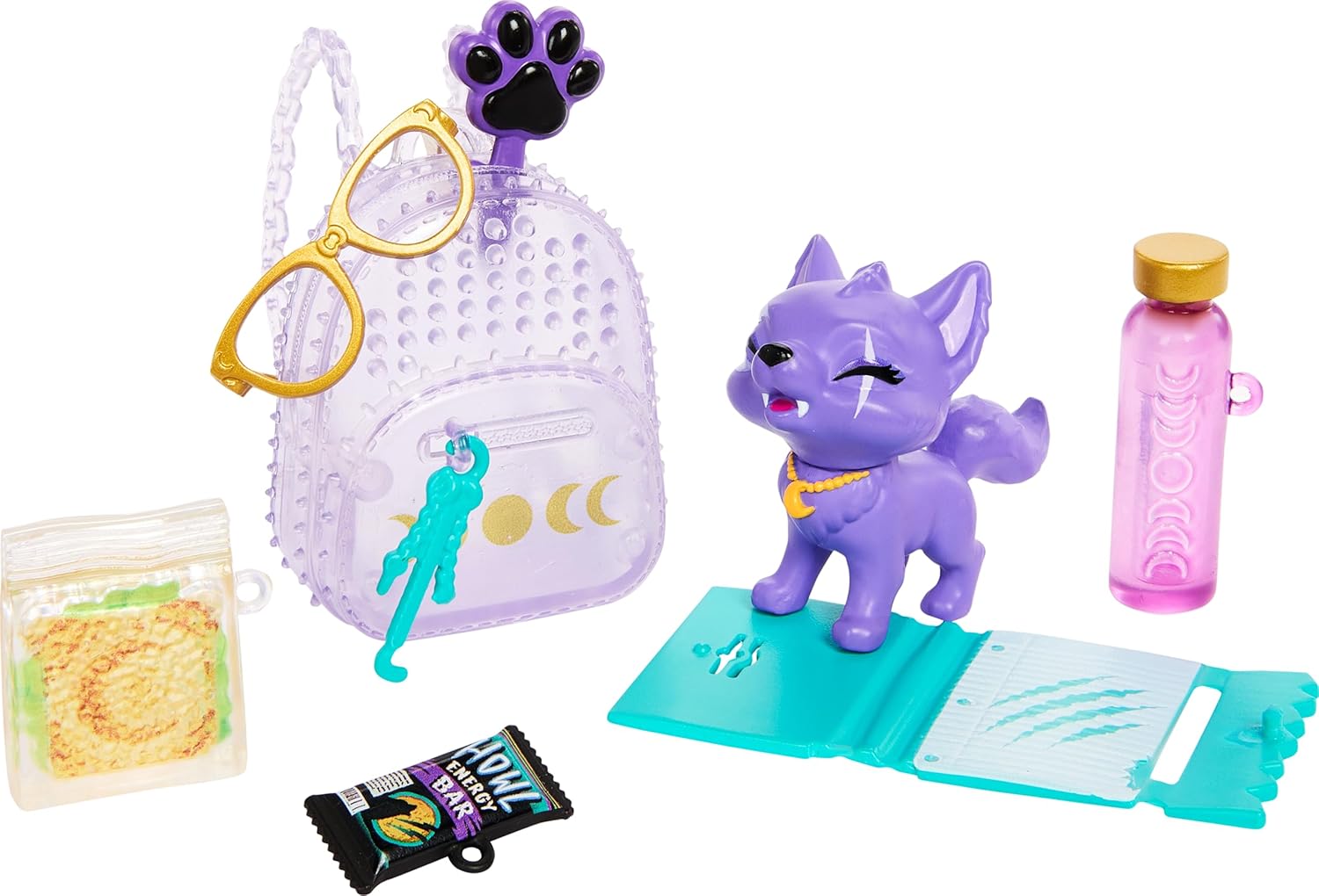 Monster High Clawdeen Wolf Doll with Pet Crescent & Accessories - Ages 4+