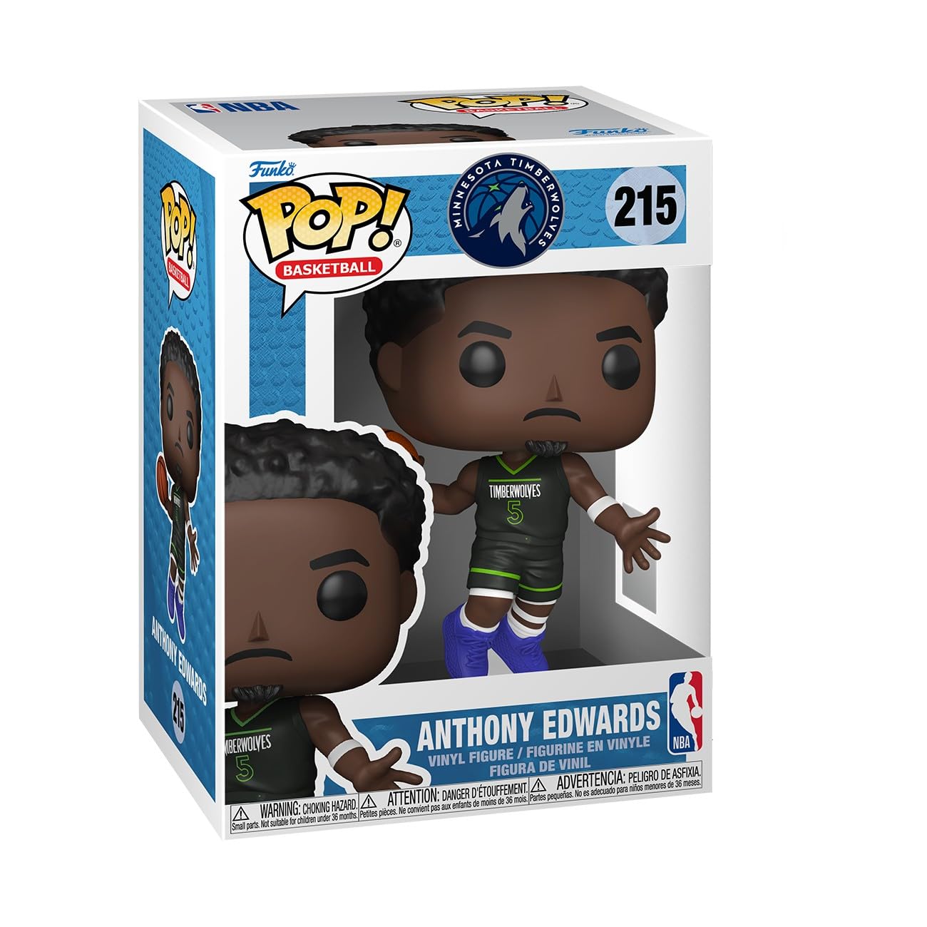 Funko Pop! NBA: Anthony Edwards Vinyl Figure (86382) 8