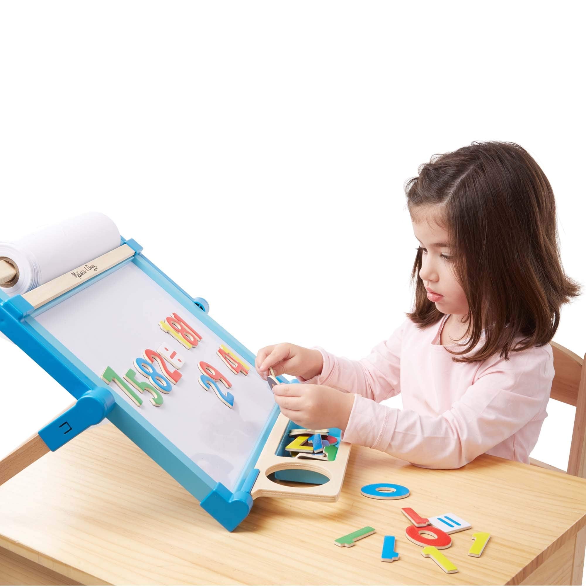 Melissa & Doug Magnetic Wooden Numbers Set - Educational Math Toy for Kids 3+ 7