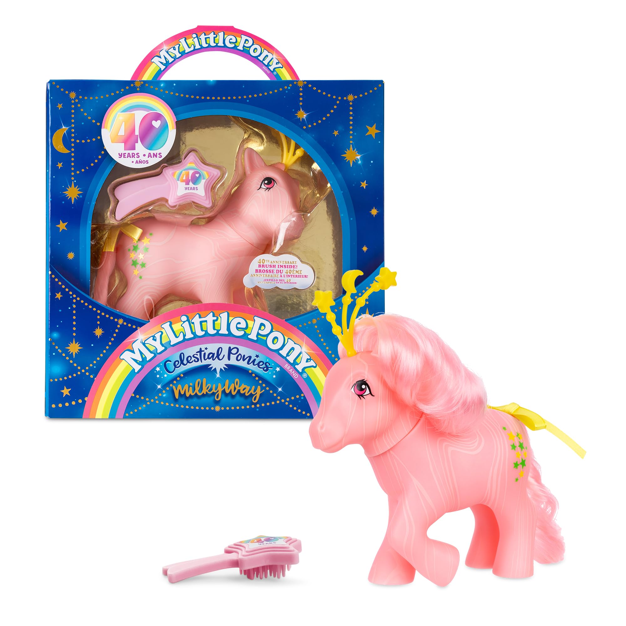 My Little Pony Celestial Pony Milky Way Retro Horse Toy, Model 35344