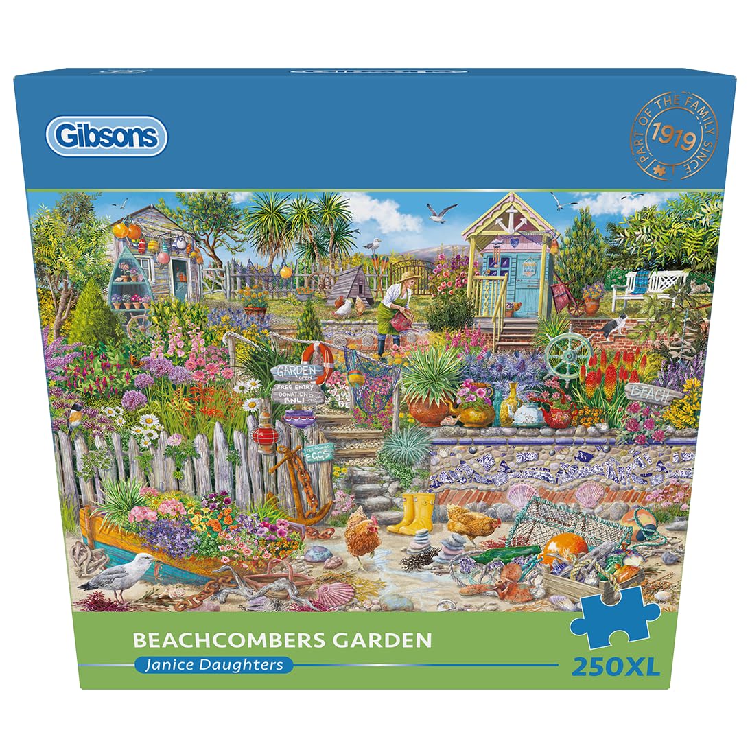 Gibsons Beachcomber's Garden Jigsaw Puzzle - 250 Extra Large Pieces | 48x34cm 6