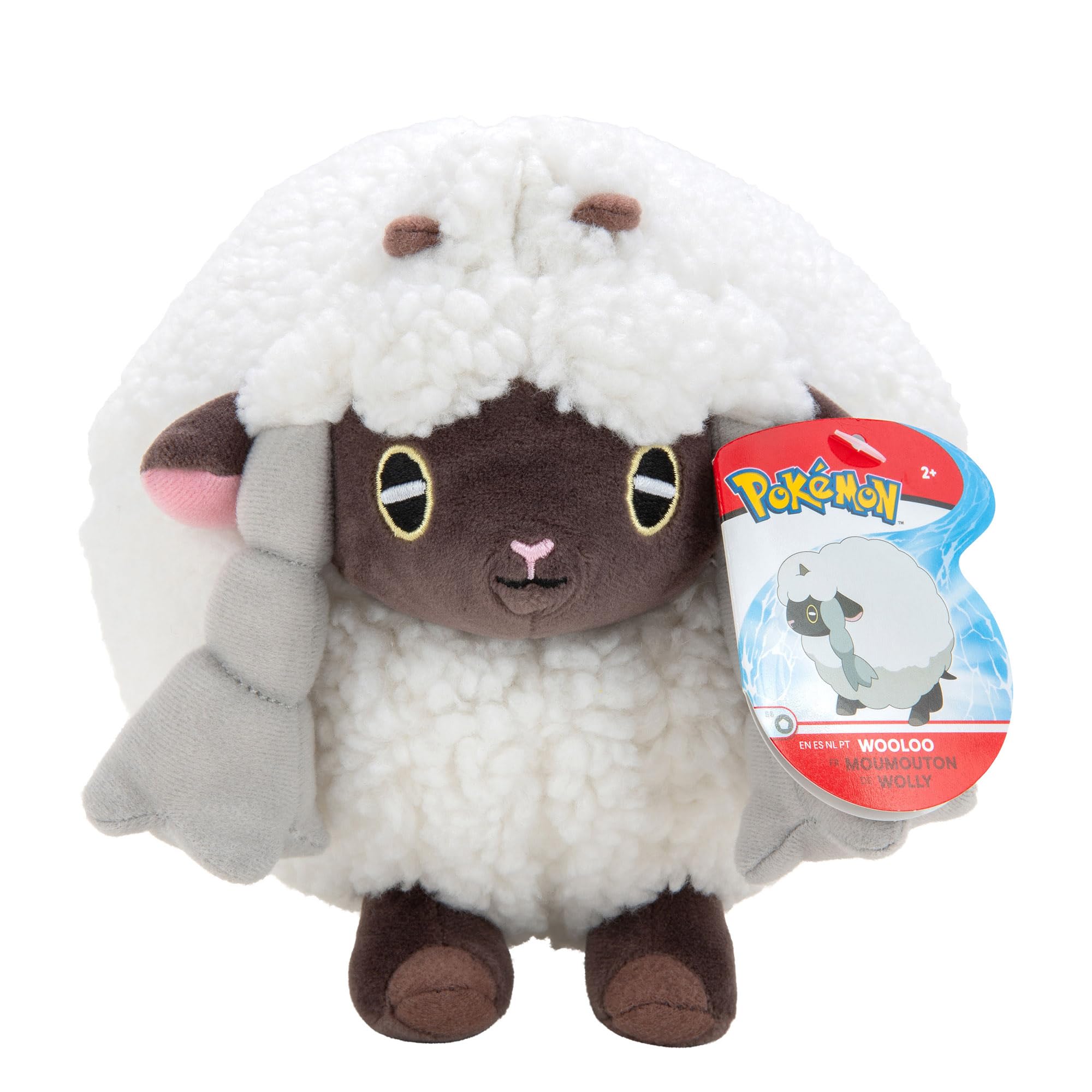 Pokémon Wooloo Stuffed Animal Plush - 20 cm Polyester Soft Toy for Ages 3+ 3