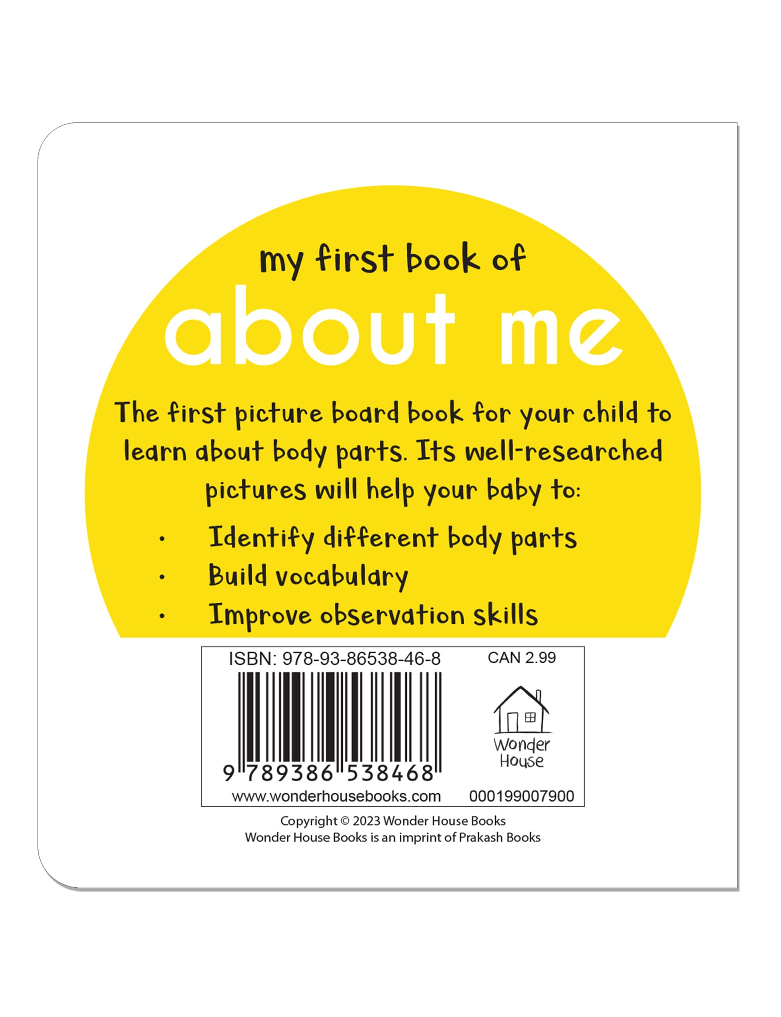 Wonder House My First Book Of About me - First Edition Board Book | English 2