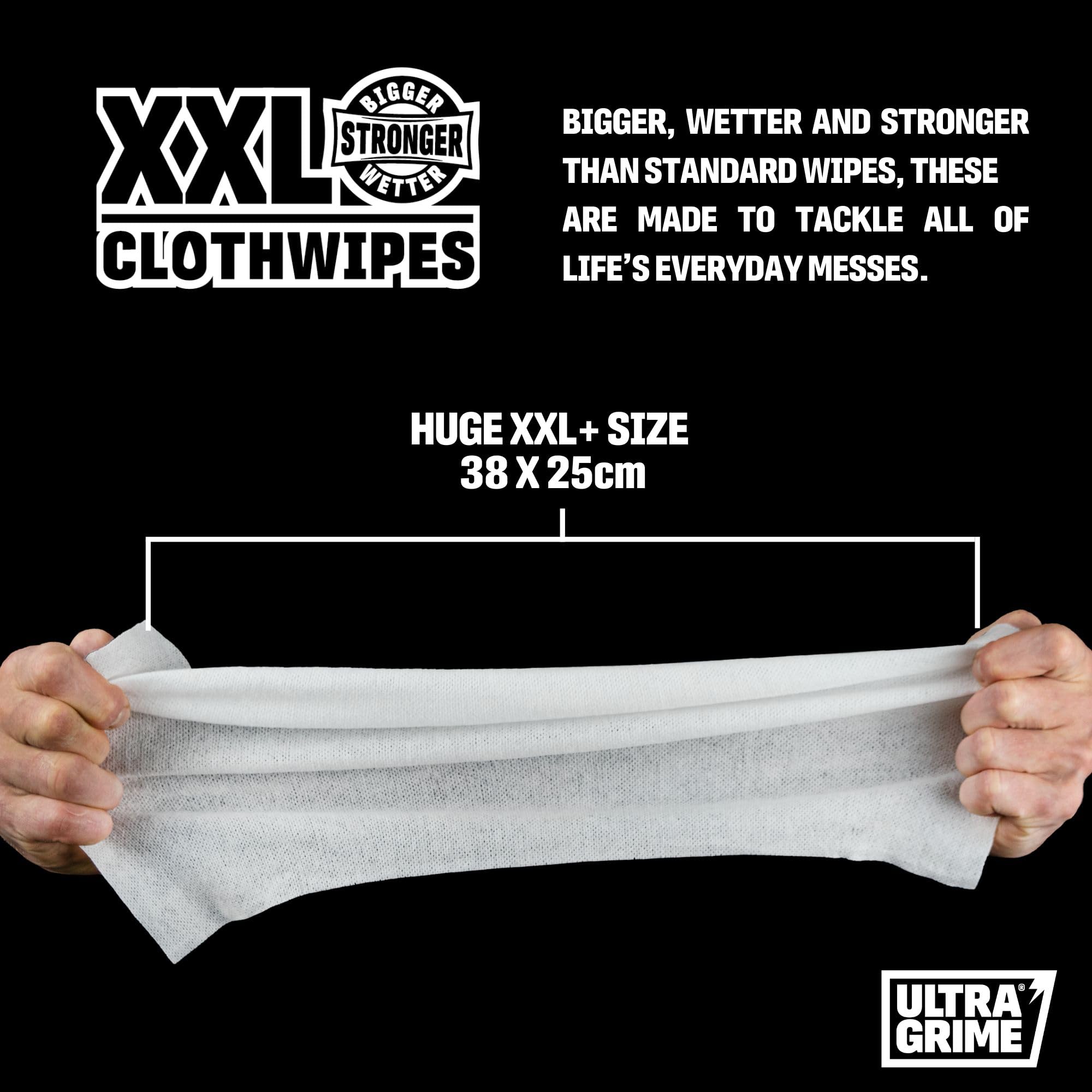 UltraGrime - Multi-Purpose Anti-Bacterial Cleaning Wipes 80-Pack 10