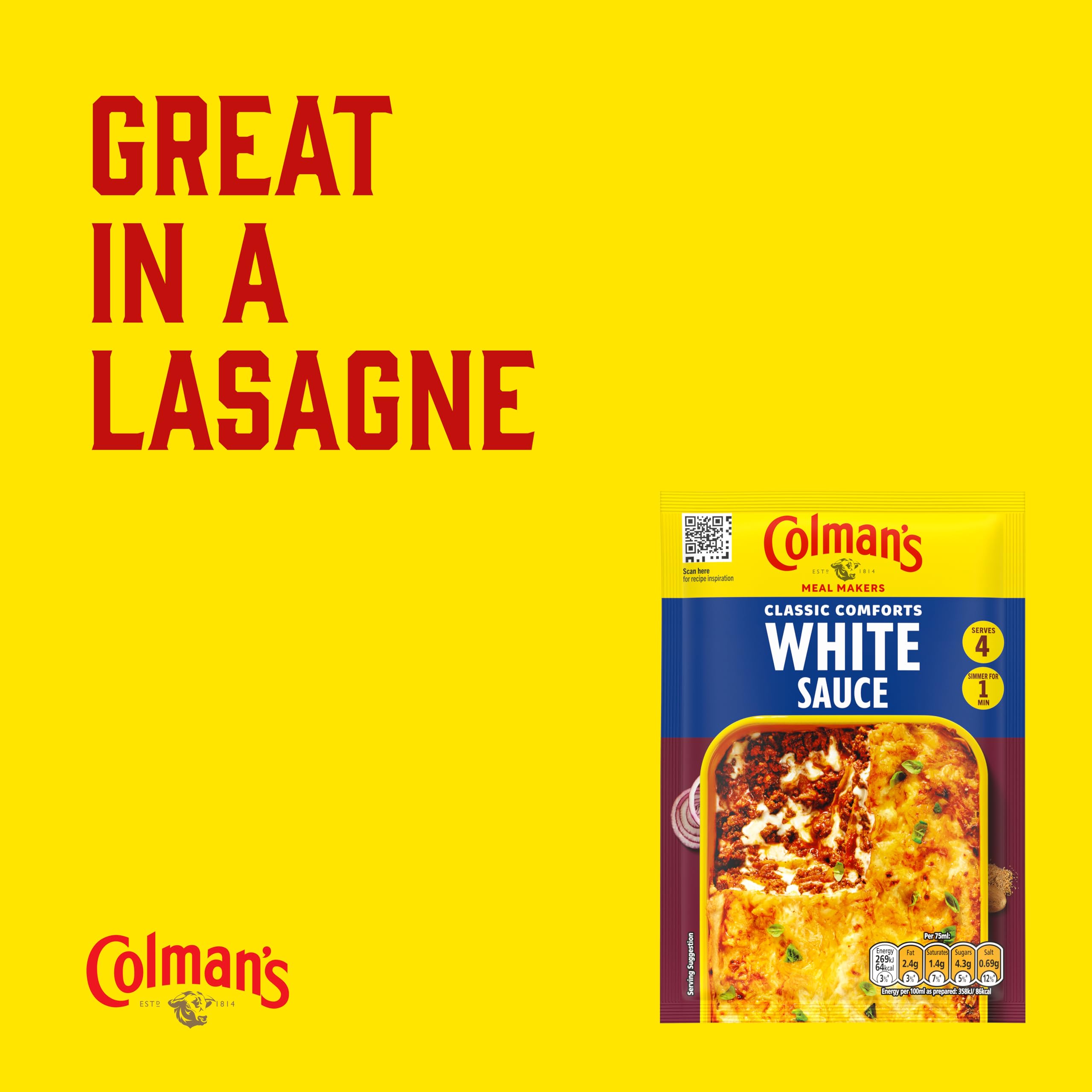 Colman's Meal Maker White Sauce Mix - Classic Comforts Range