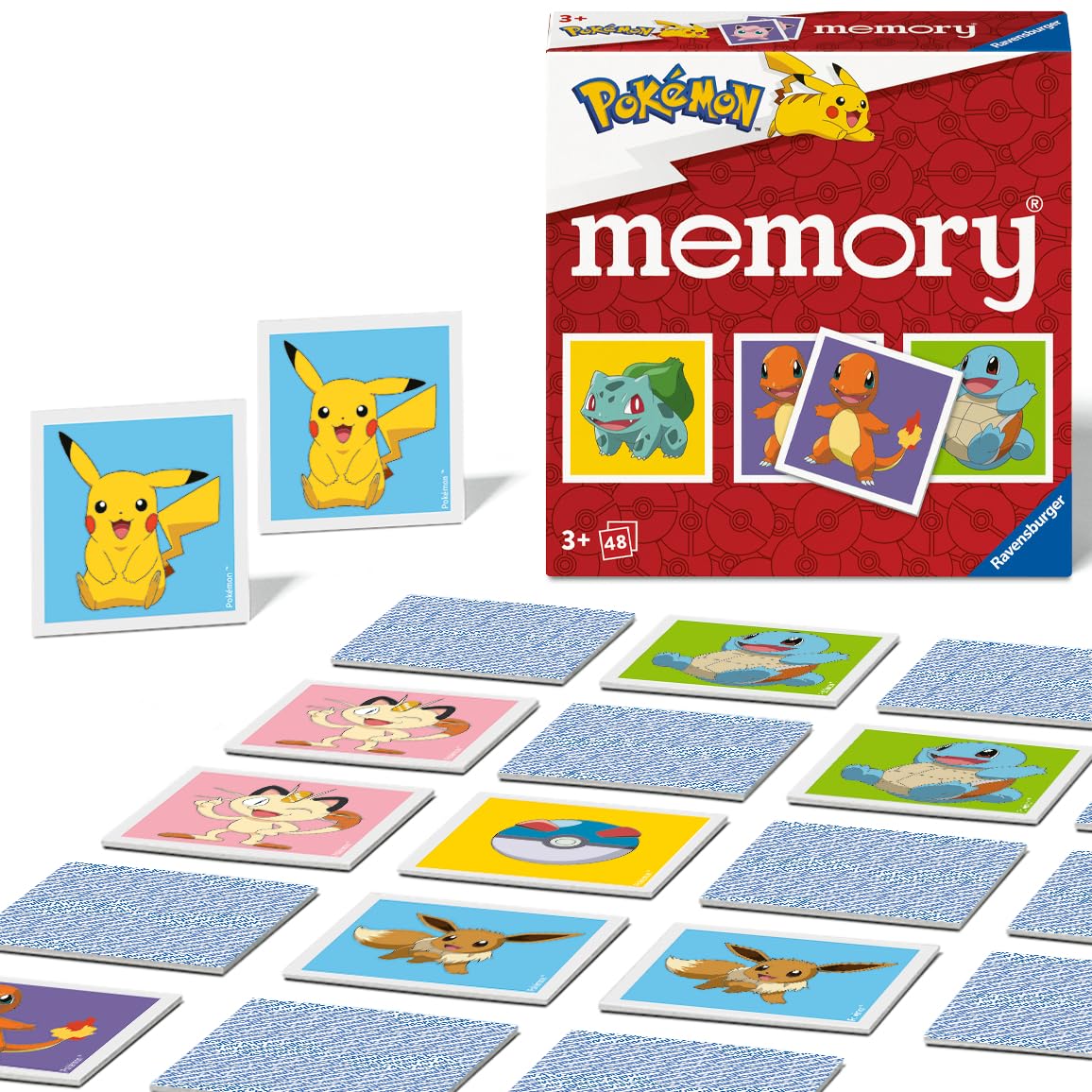 Ravensburger Pokemon Mini Memory Game - Card Game for Kids 3 Years Up, 2 to 6 Players 1