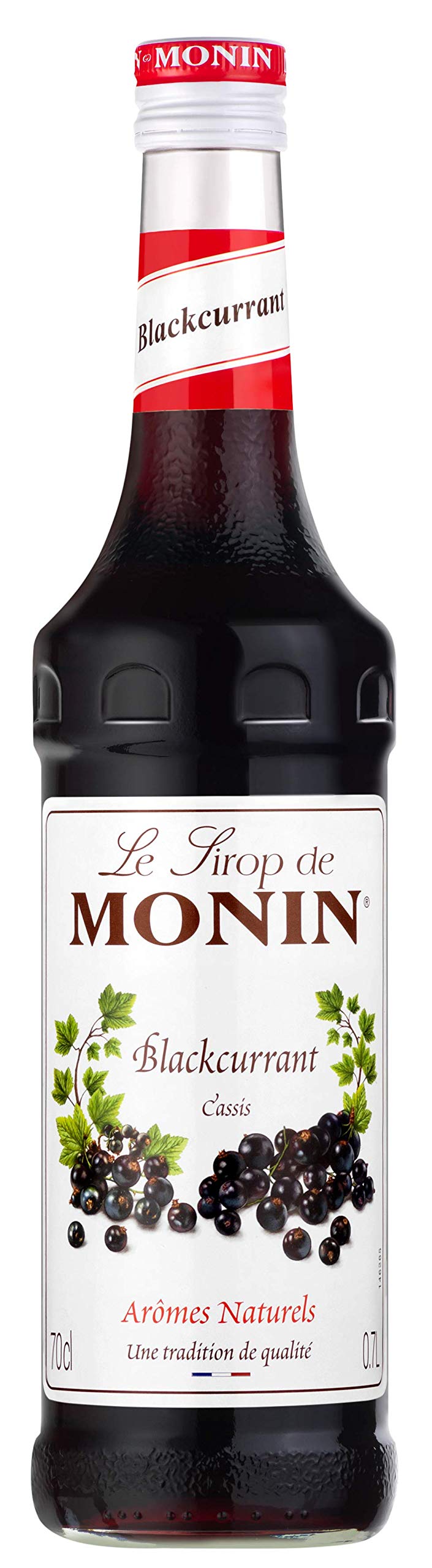 MONIN Premium Schwarze Johannisbeersirup 700 ml – Vegan, allergenfrei, natürliche Aromen für Cocktails und Mocktails