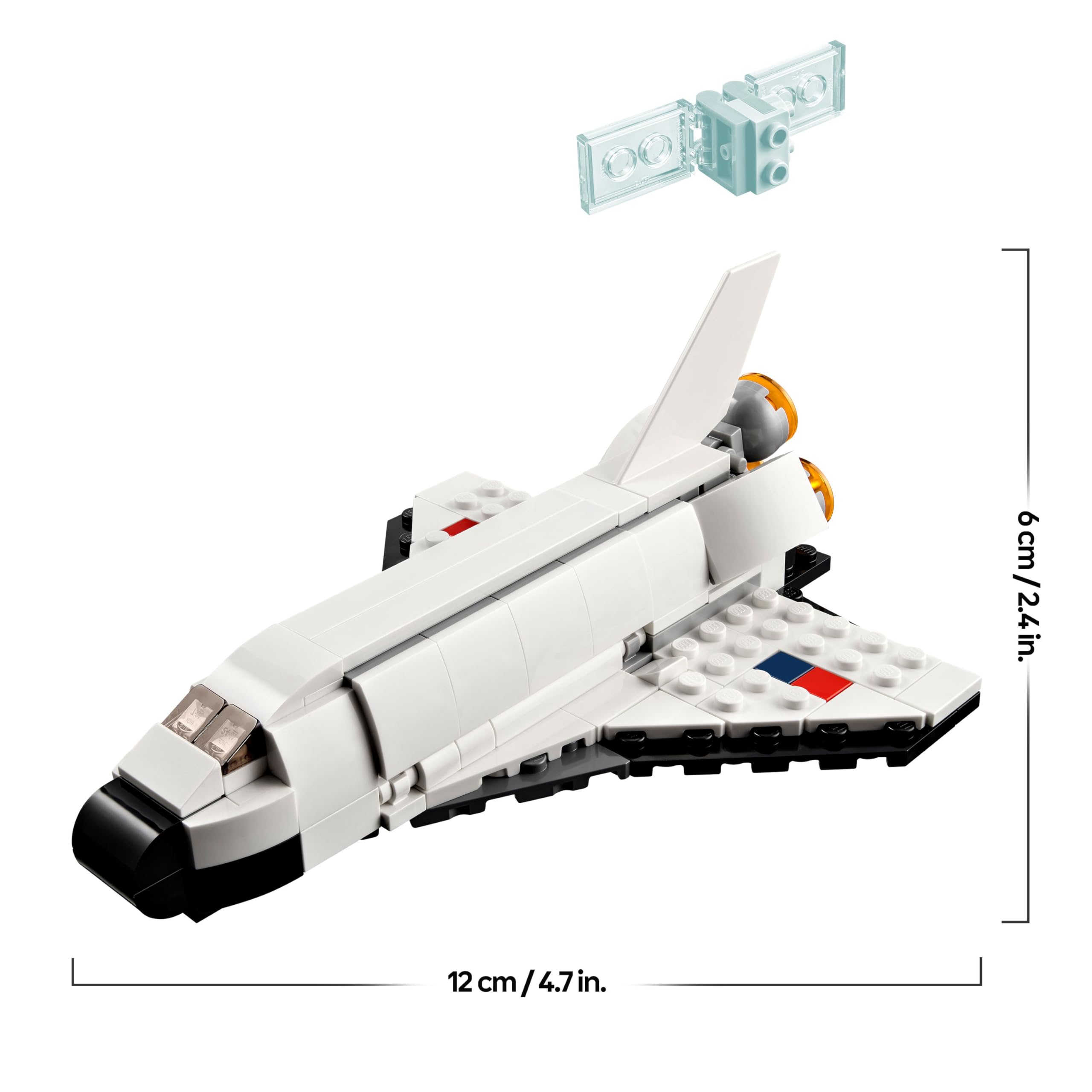 LEGO Creator 31134 Space Shuttle to Astronaut Figure to Spaceship Building Set | Ages 6+ 8