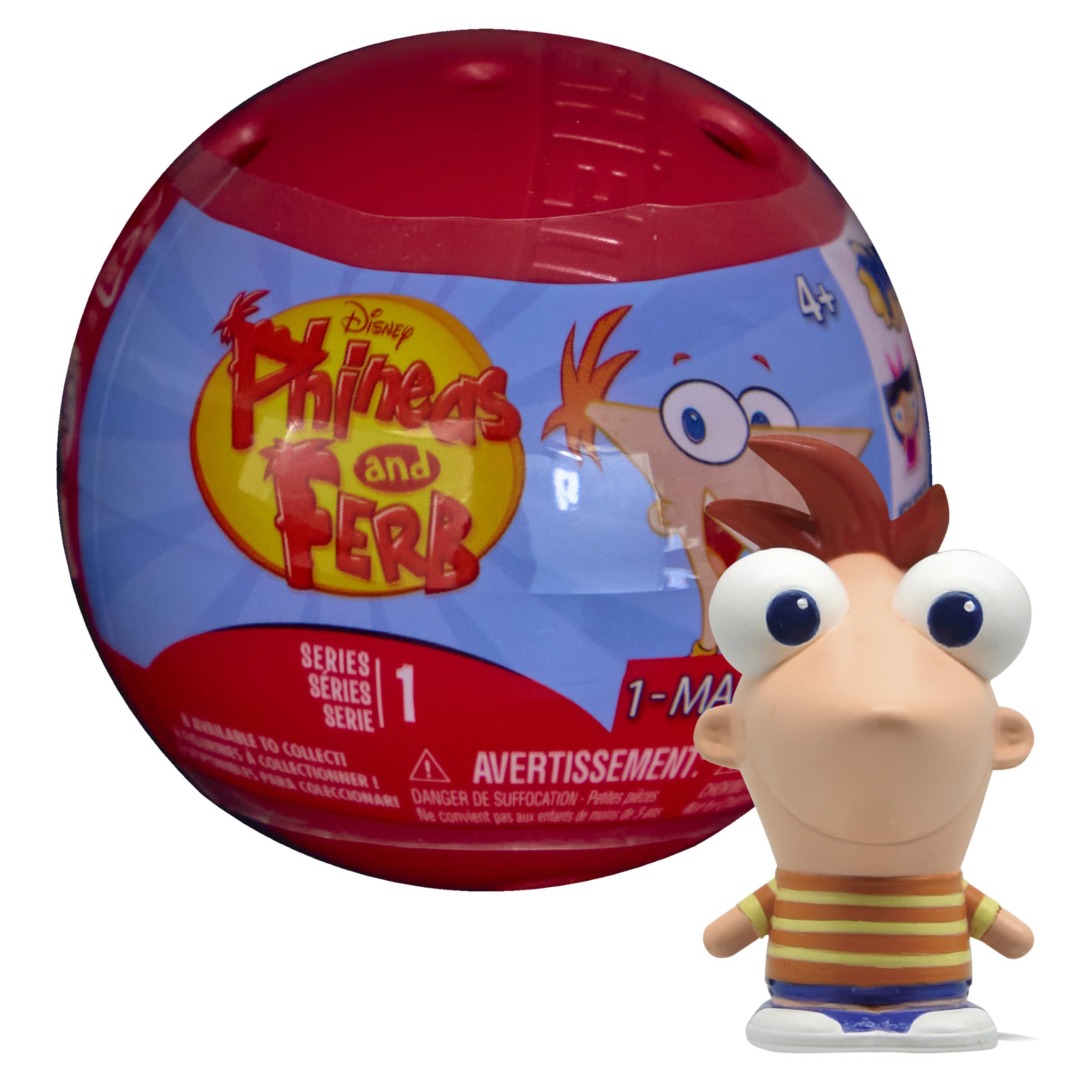 Mash'Ems Phineas & Ferb Squishy Collectible Figures - 8 to Collect | Ages 4+ 1