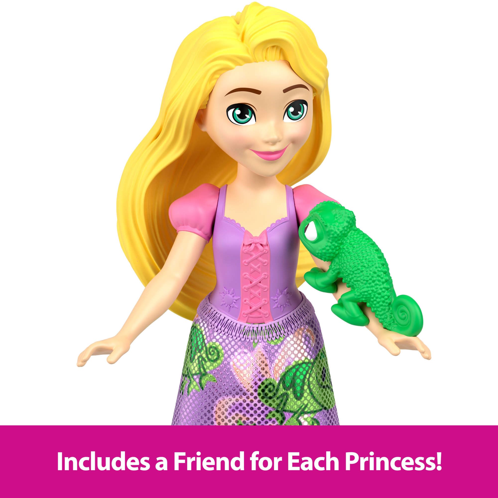 Mattel Disney Princess & Friends Playset with 5 Posable Small Dolls and 5 Friend Figures | Ages 3Y+ | Model JBL33 4