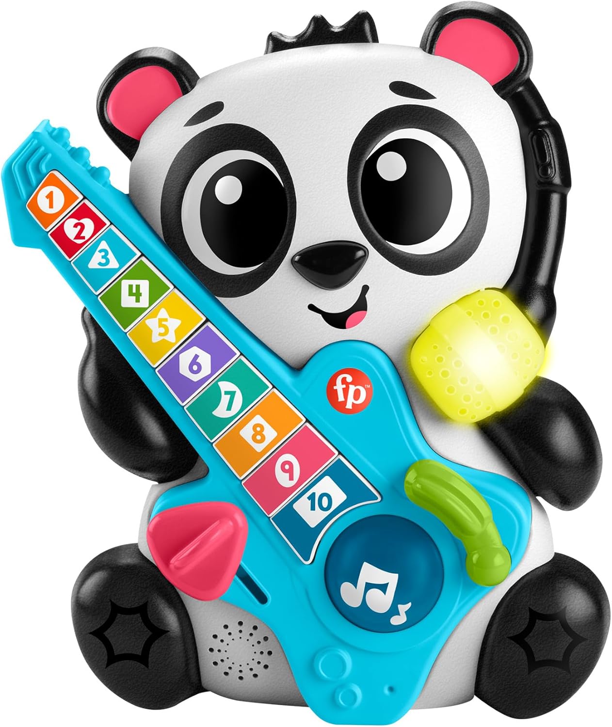 Fisher-Price Link Squad Jam & Count Panda - Musical Learning Toy with Lights & Sounds for Babies 9M+ 1