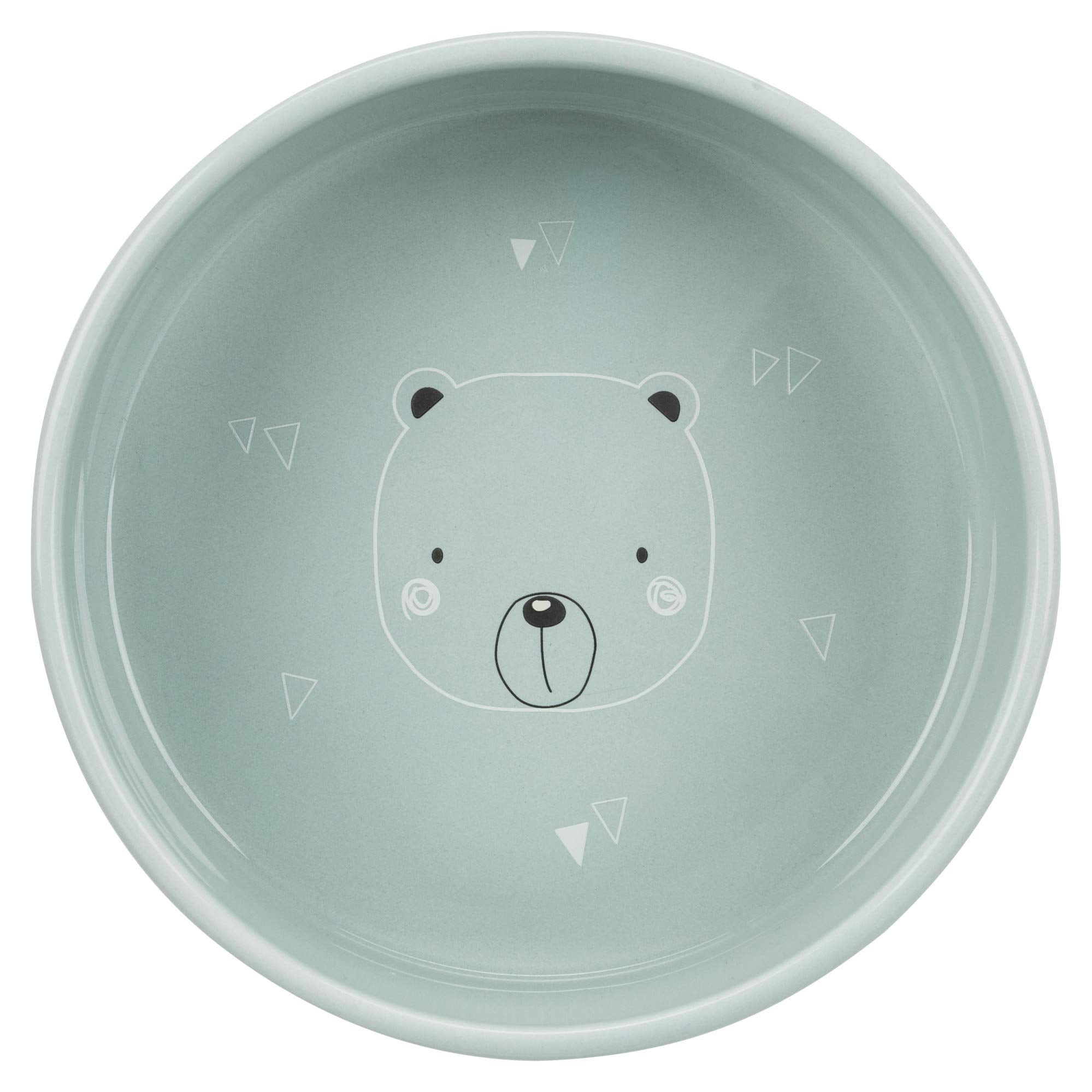 TRIXIE Junior Ceramic Bowl - 0.3L Capacity | 12 cm Diameter | Non-Slip Base 3