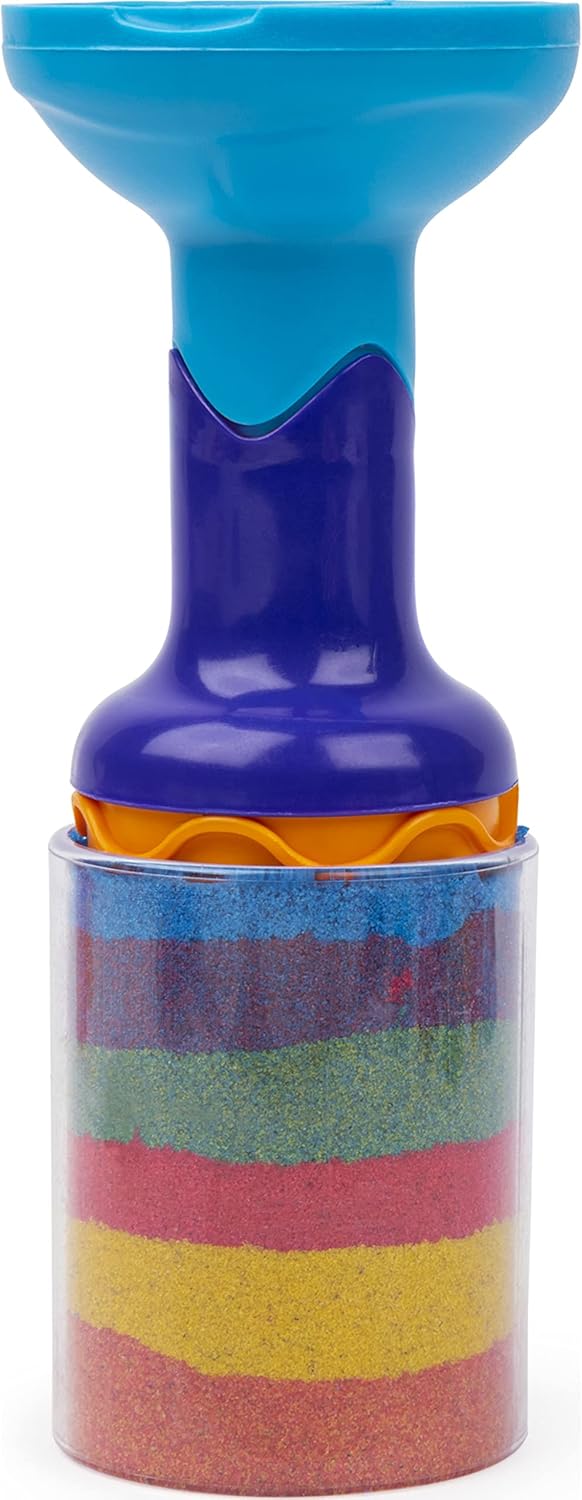 Kinetic Sand Rainbow Mix Set - 382g with 6 Tools for Kids 3+ 2