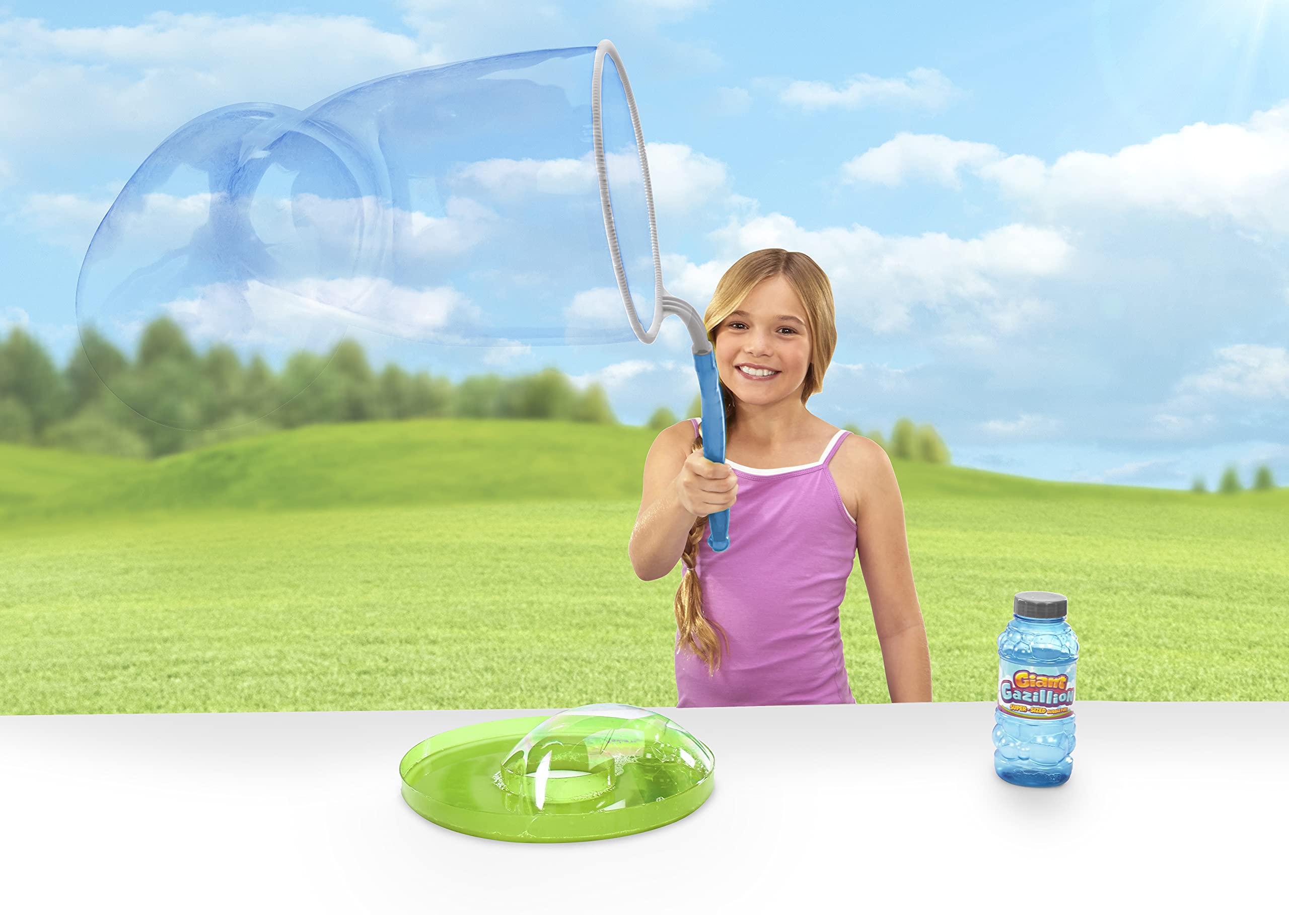 Gazillion Bubbles Incredibubble Wand Set - Giant Bubbles, Includes 475ml Solution, Multicolor 2