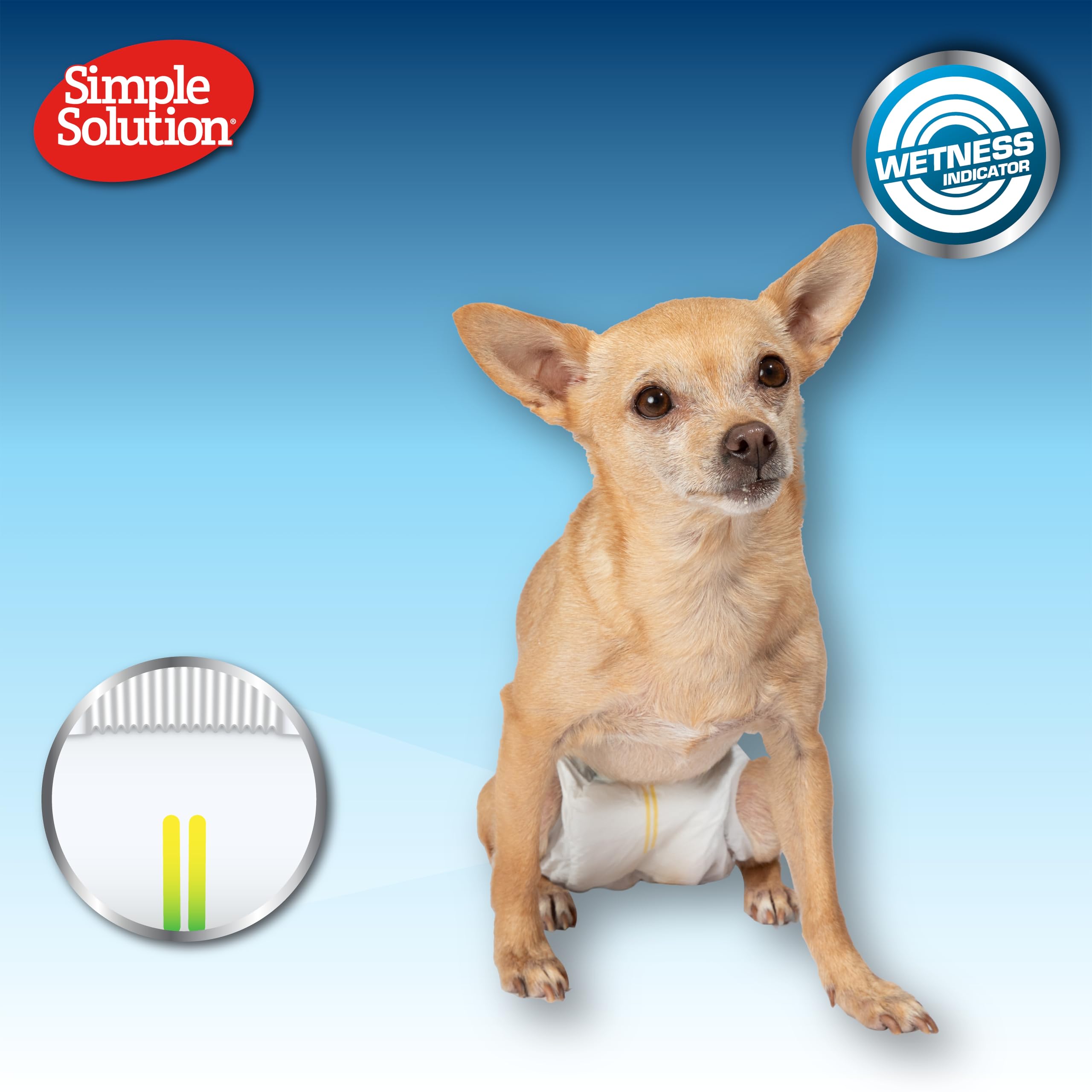 Simple Solution Disposable Dog Diapers for Female Dogs | Small (5-11kg) | 12 Pack 6