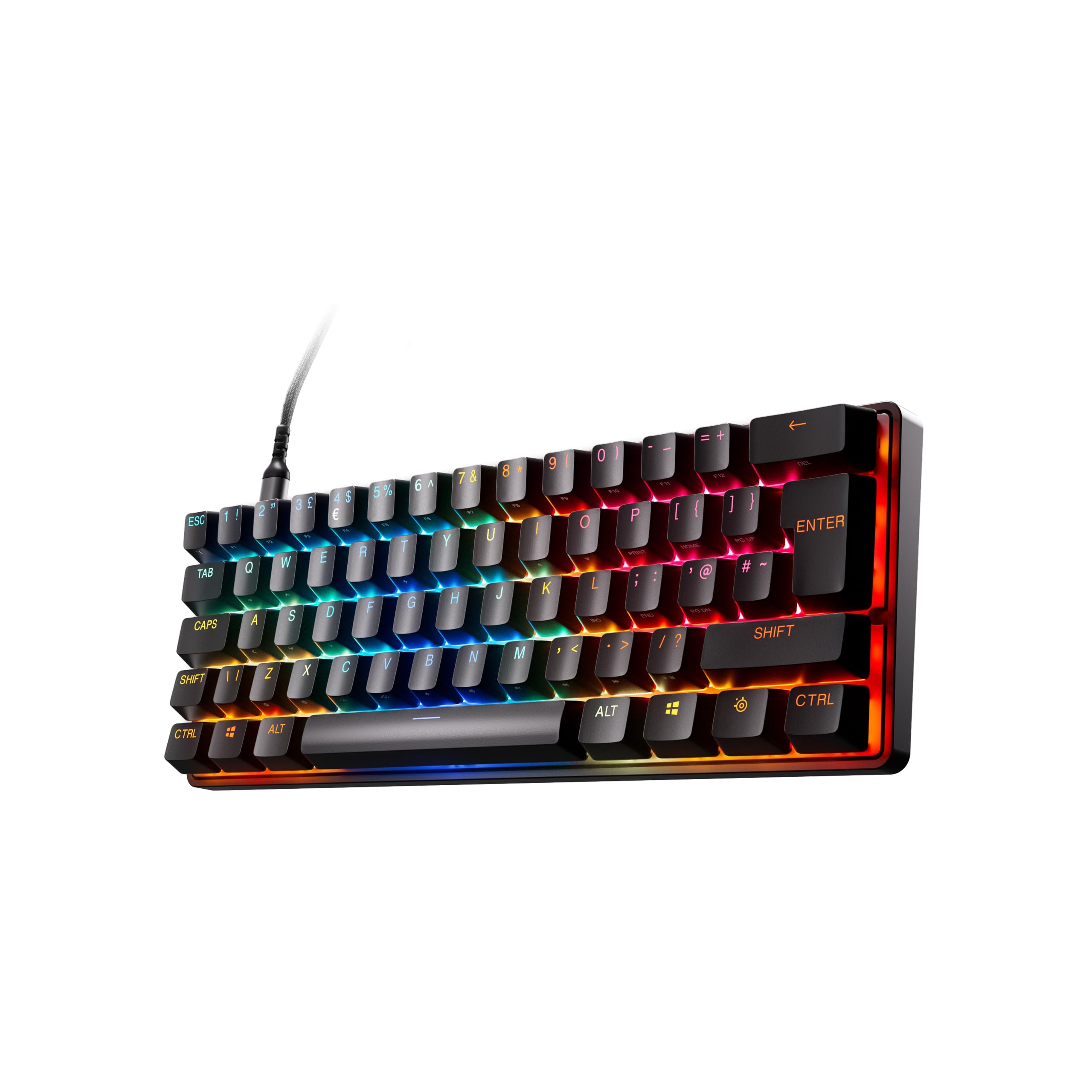 SteelSeries Apex Pro Mini Gen 3 - 60 Percent Gaming Keyboard | Adjustable Hall Effect Switches | Rapid Trigger