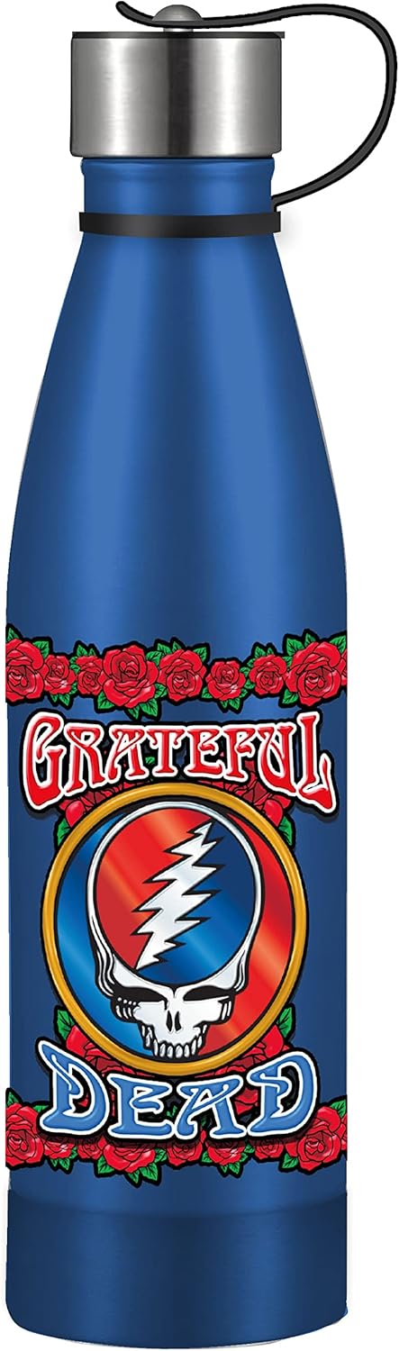 Steal Your Face One Band 17 oz Stainless Steel Pin Bottle - Durable, Stylish, and Eco-Friendly Water Bottle for Everyday Use