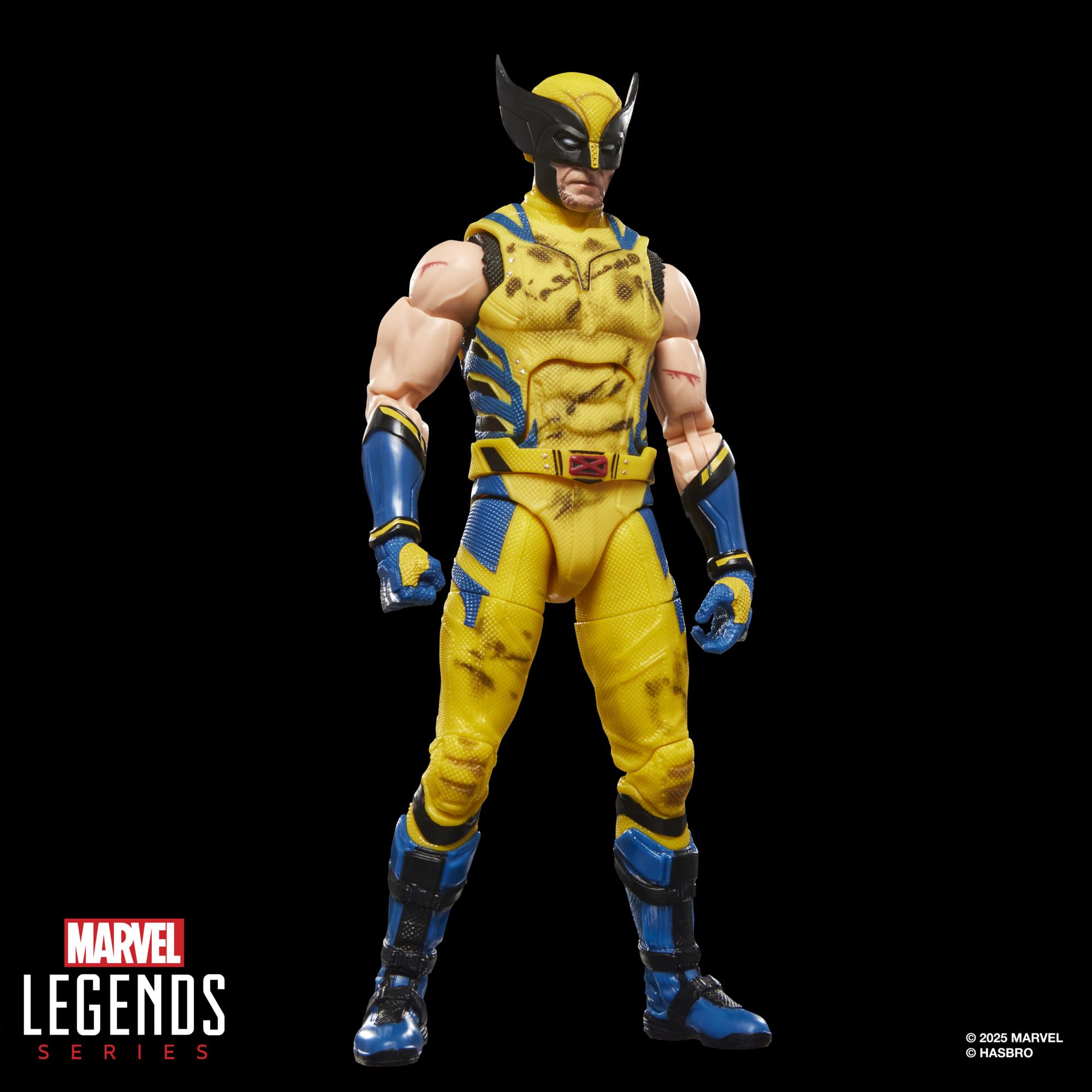 Marvel Legends Series Wolverine Action Figure - 6-Inch Scale, Movie-Inspired Design | Hasbro 8