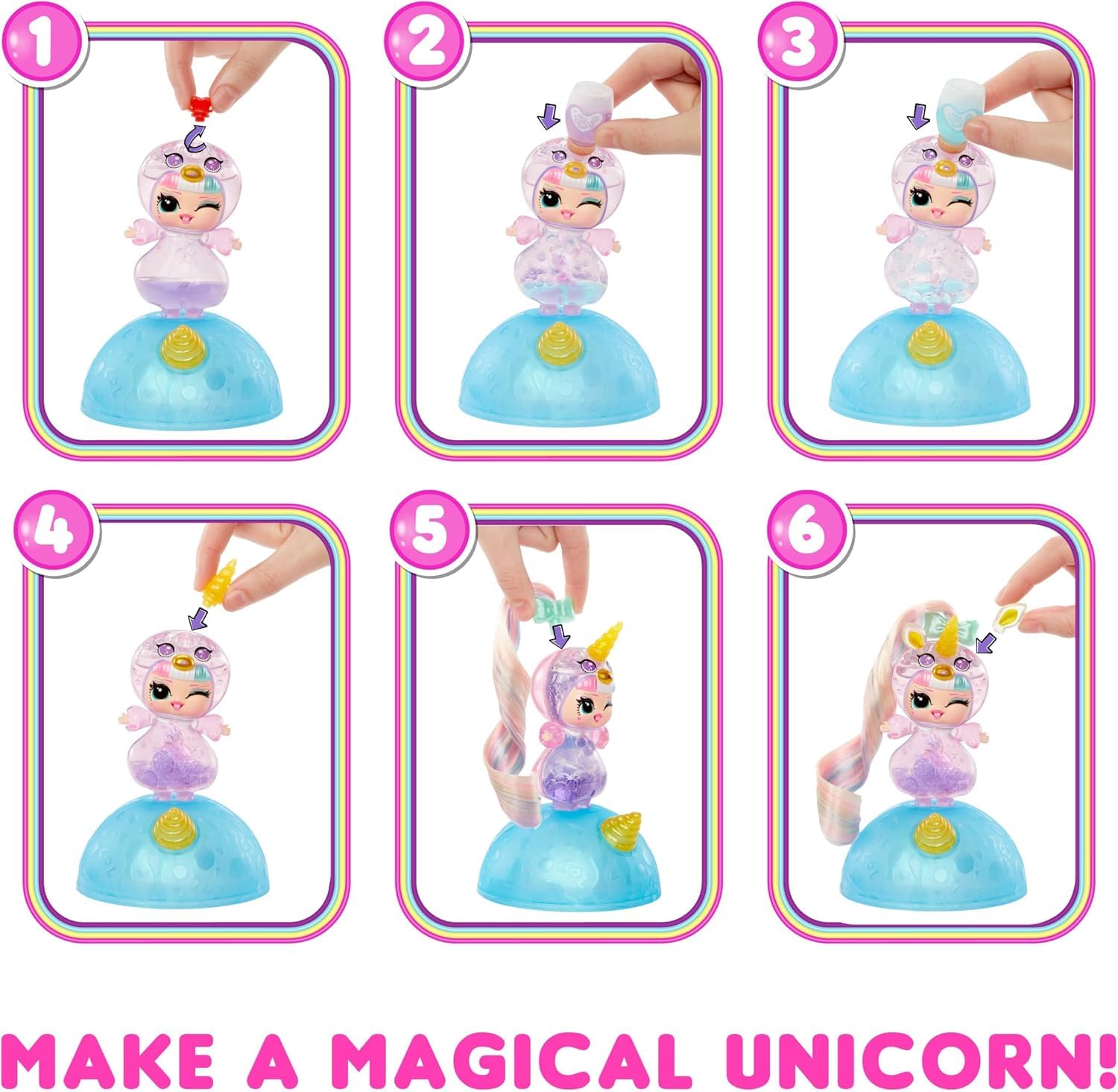 L.O.L. Surprise! Unicorn Tots Doll with Lava Lamp Experience | Multicolor | Ages 3+ 3