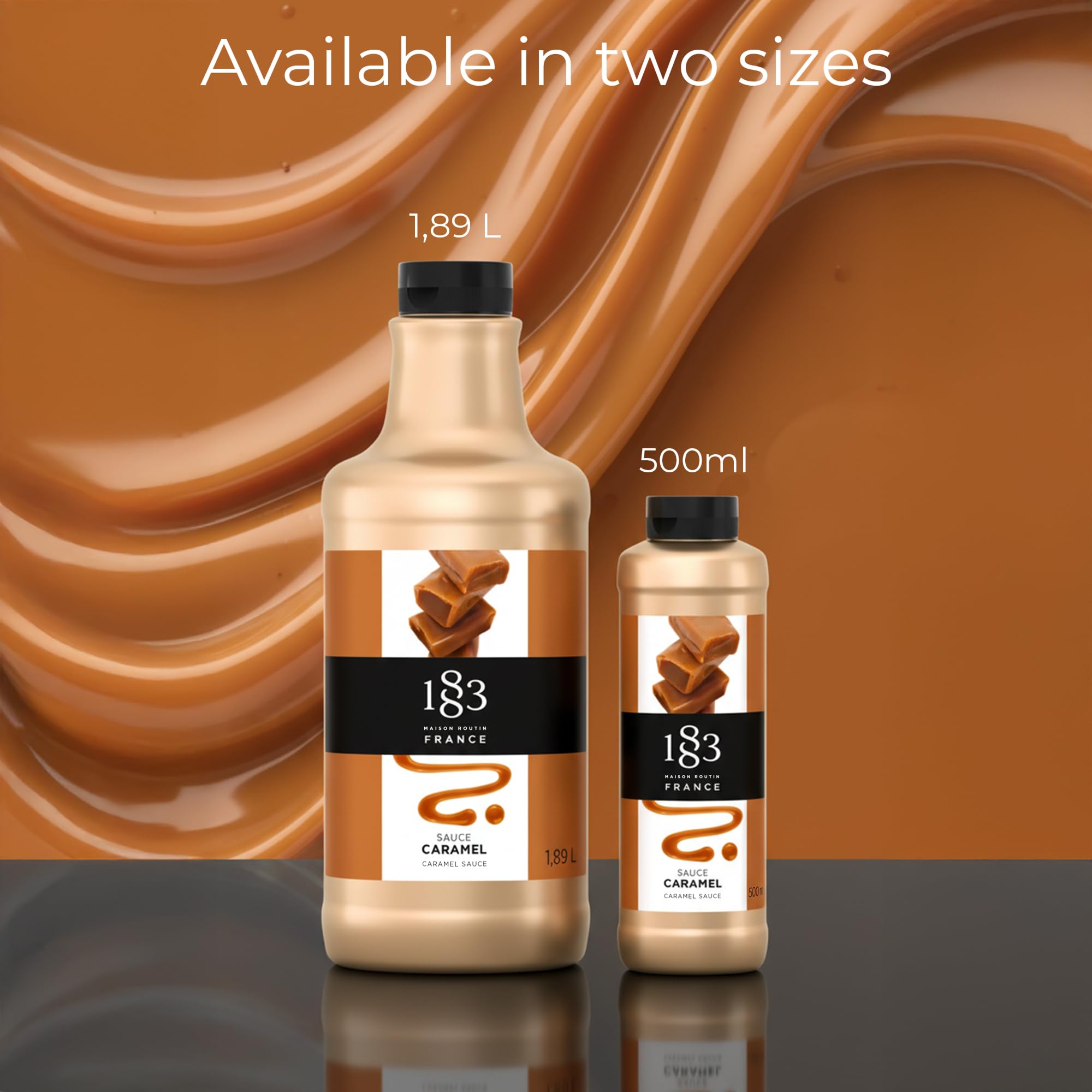 1883 Maison Routin Caramel Sauce - Smooth, Buttery Flavor | 500ml