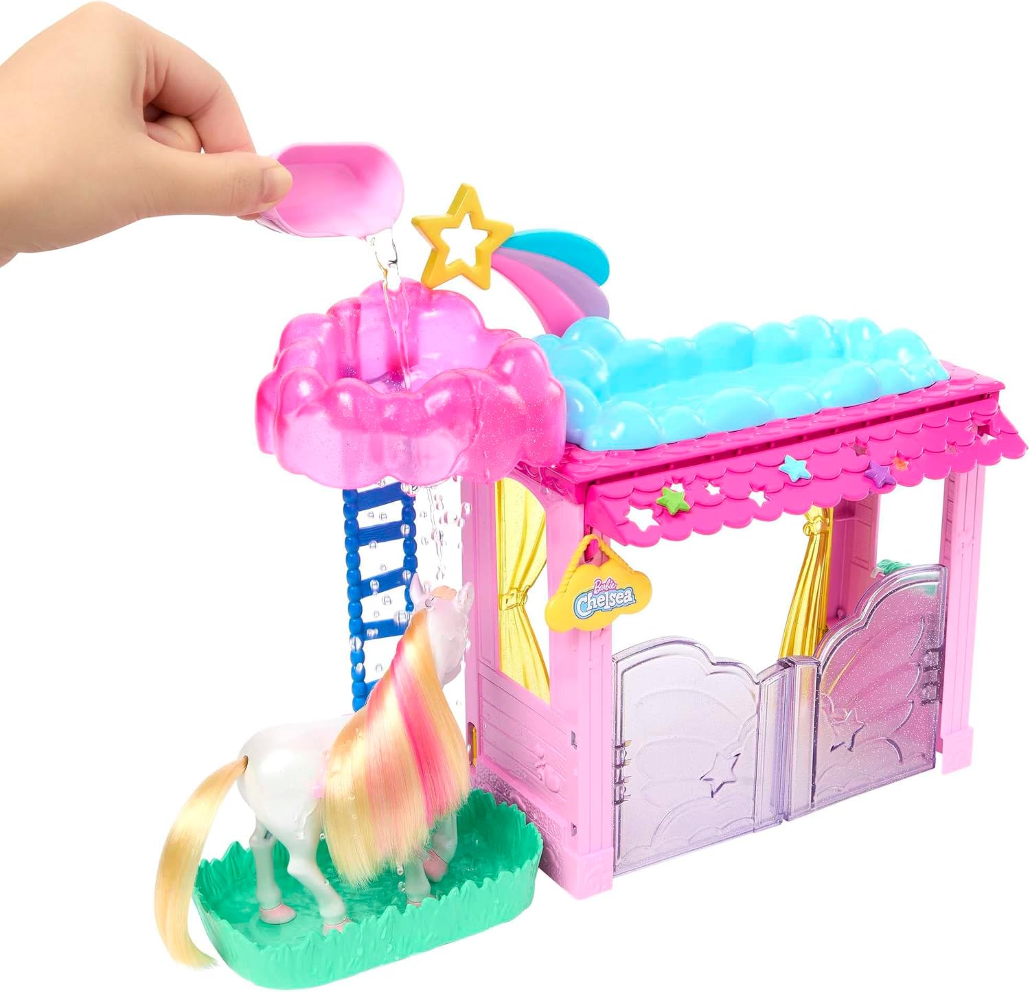 Barbie Chelsea Barbie Doll and Pegasus Playset, Horse Toys, Barbie A Touch of Ma 4