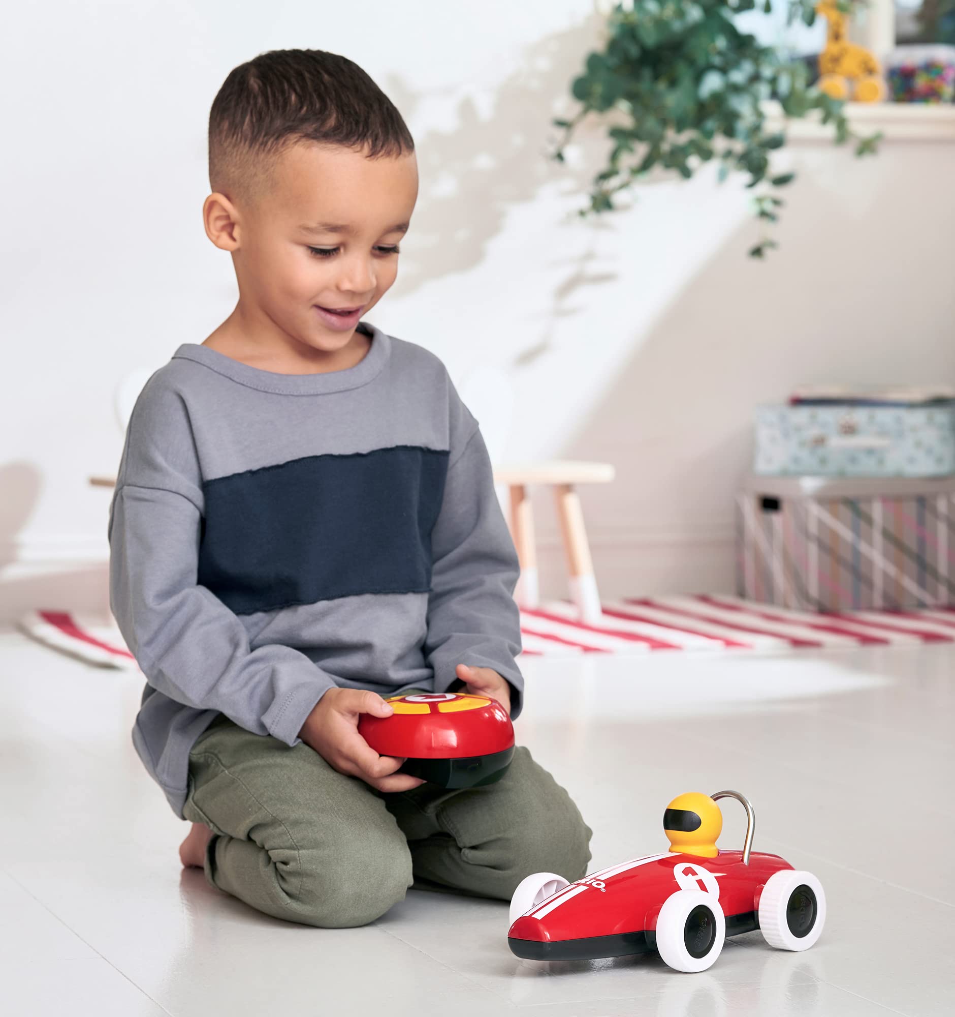 BRIO Remote Control Race Car for Toddlers Ages 24 Months Up 6