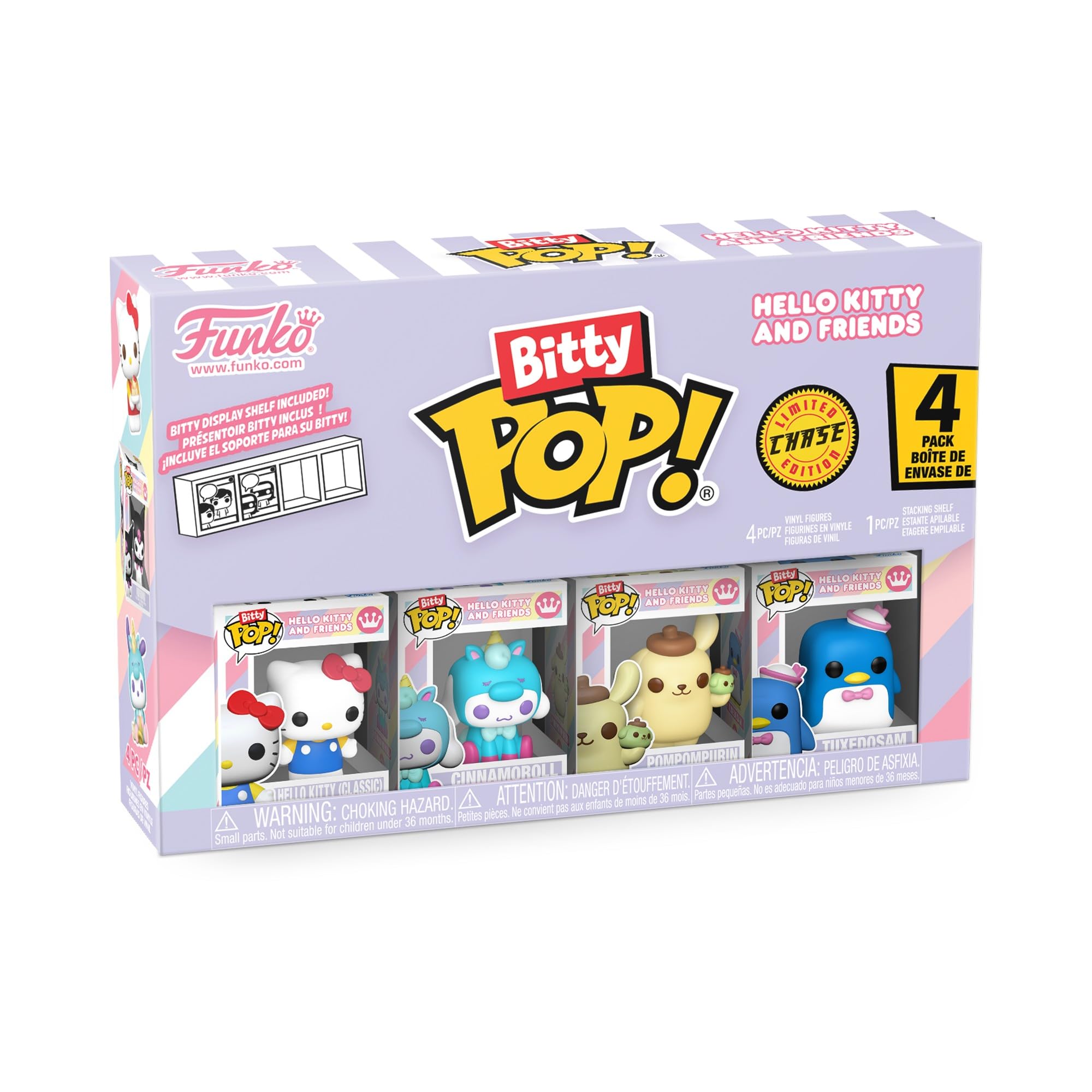 Funko Bitty Pop! Sanrio Hello Kitty 4PK with Mystery Mini Figure | 0.9-inch Vinyl