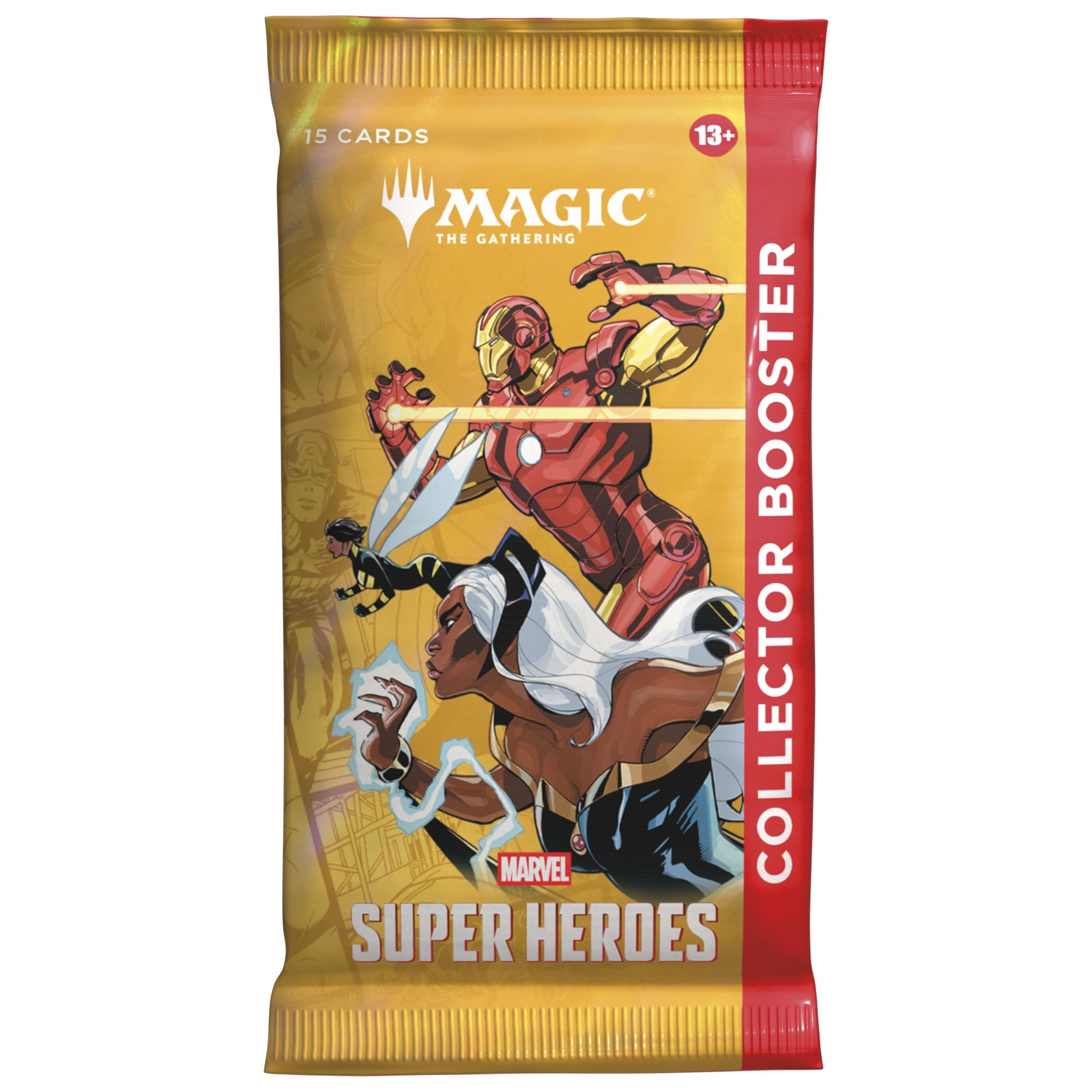 Magic: The Gathering Marvel Super Heroes Collector Booster Pack | 15 Cards | Unisex Adult 1