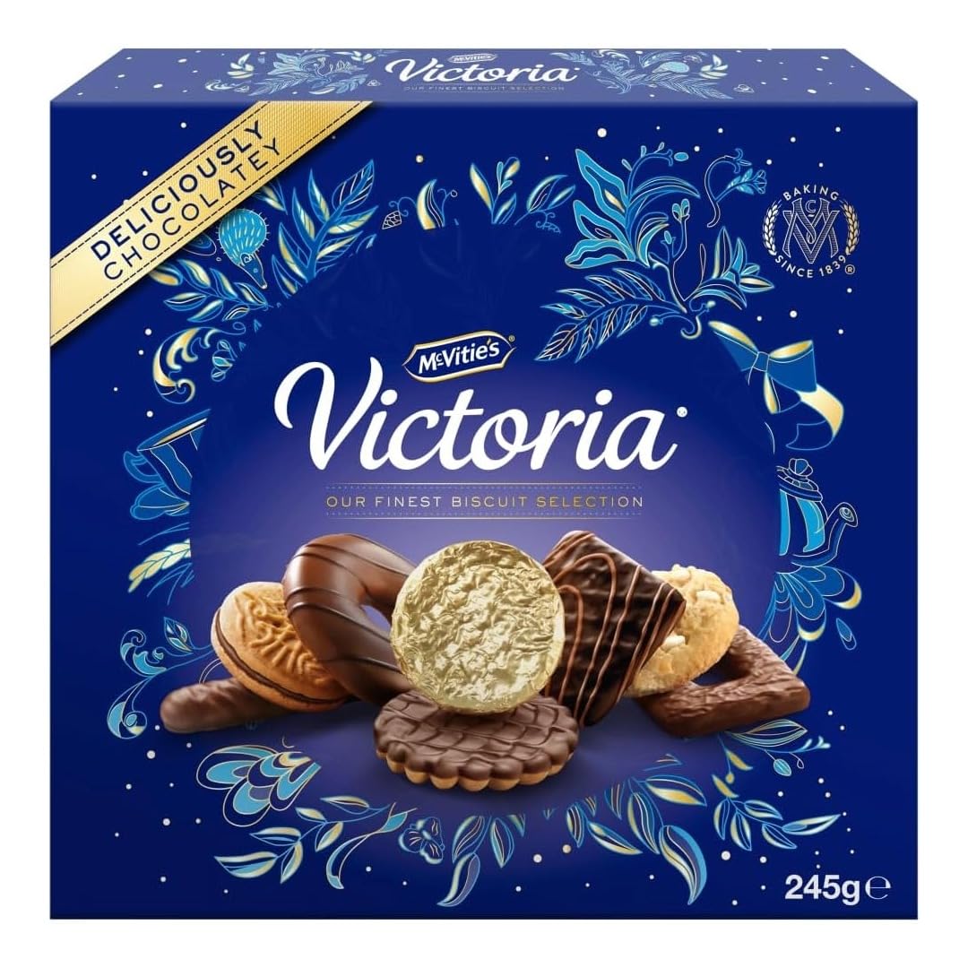 McVitie's Victoria Chocolate Biscuits Christmas Selection Box - 245 g