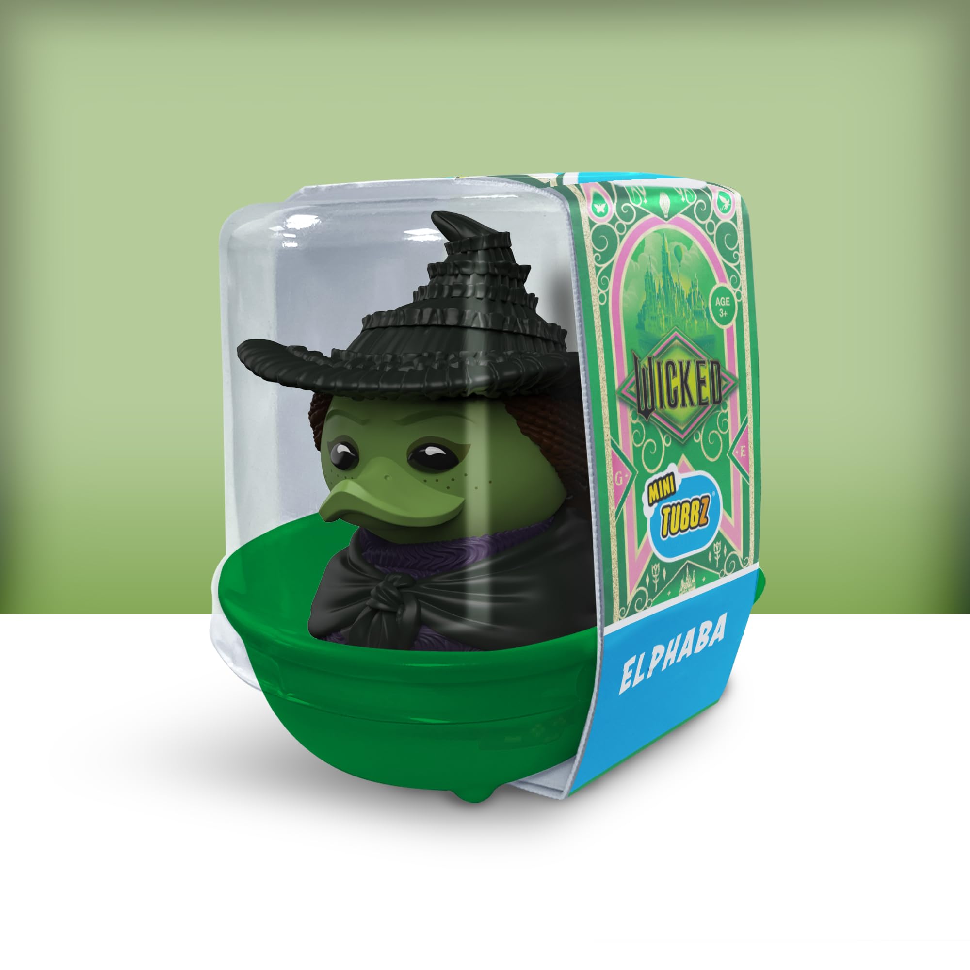 TUBBZ Mini Wicked - Elphaba Thropp Cosplaying Rubber Duck Figure | 5 cm | Polyvinyl Chloride 2