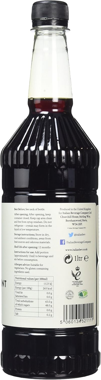 Simply Chocolate Mint Syrup 1 Litre - Vegan, Halal, Nut-Free Flavoured Beverage Syrup 4