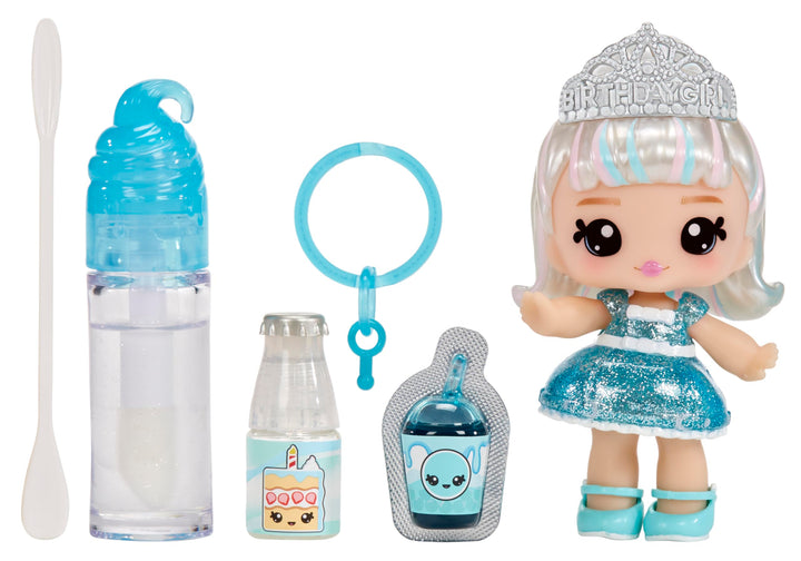 Yummiland Callie Birthday Cake - Scented DIY Lipgloss Doll with Customizable Fashion & Accessories