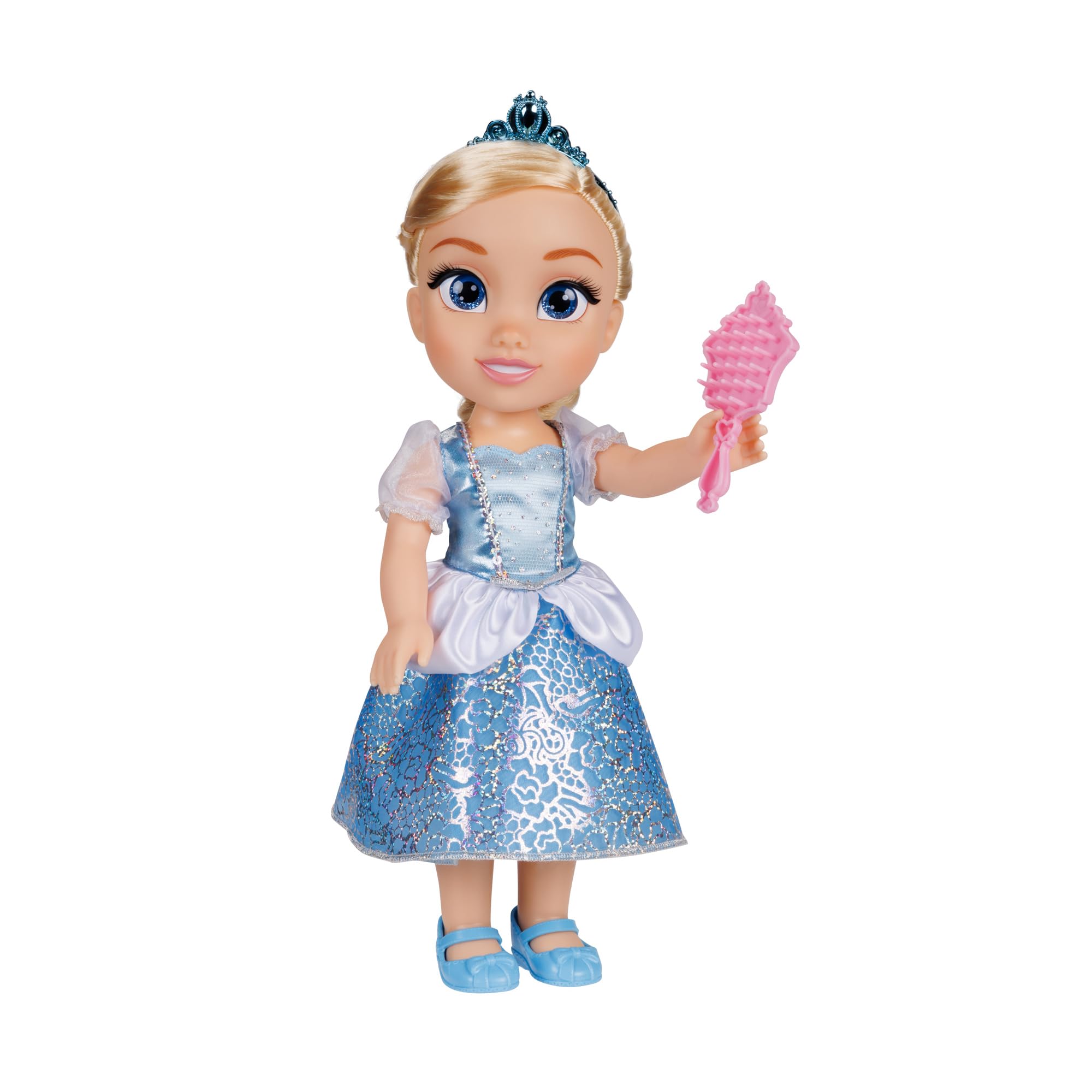 Disney Princess Cinderella Doll - 14" Shimmery Holofoil Dress with Royal Reflection Eyes, Ages 3+ 1