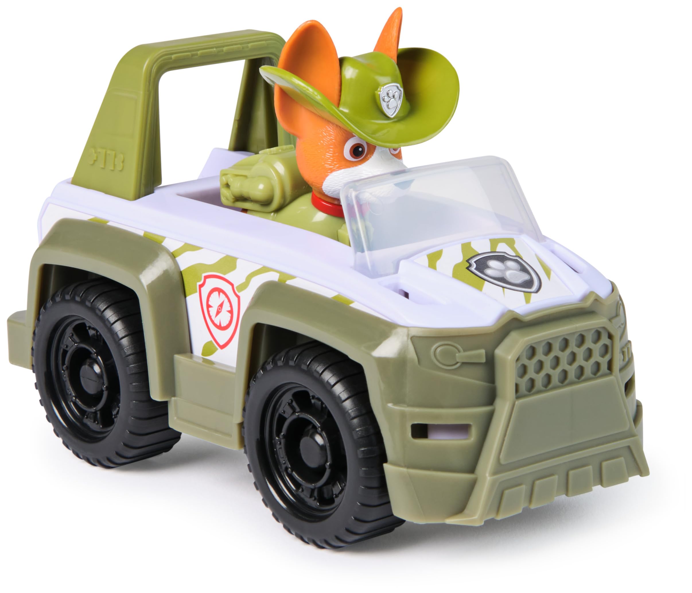 Paw Patrol Trackers Dschungel-Rettungsfahrzeug mit Actionfigur zum Sammeln – nachhaltig hergestelltes Spielzeug für Kinder ab 3 Jahren