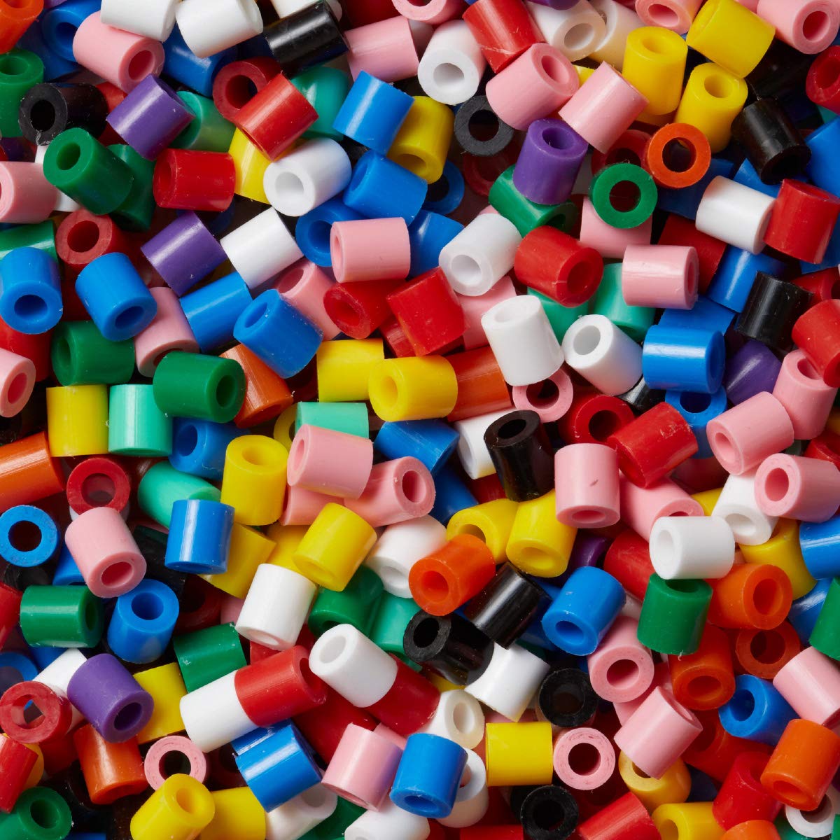 Hama Fuse Beads - Solid Mix 3,000 Pieces | Plastic Craft Material