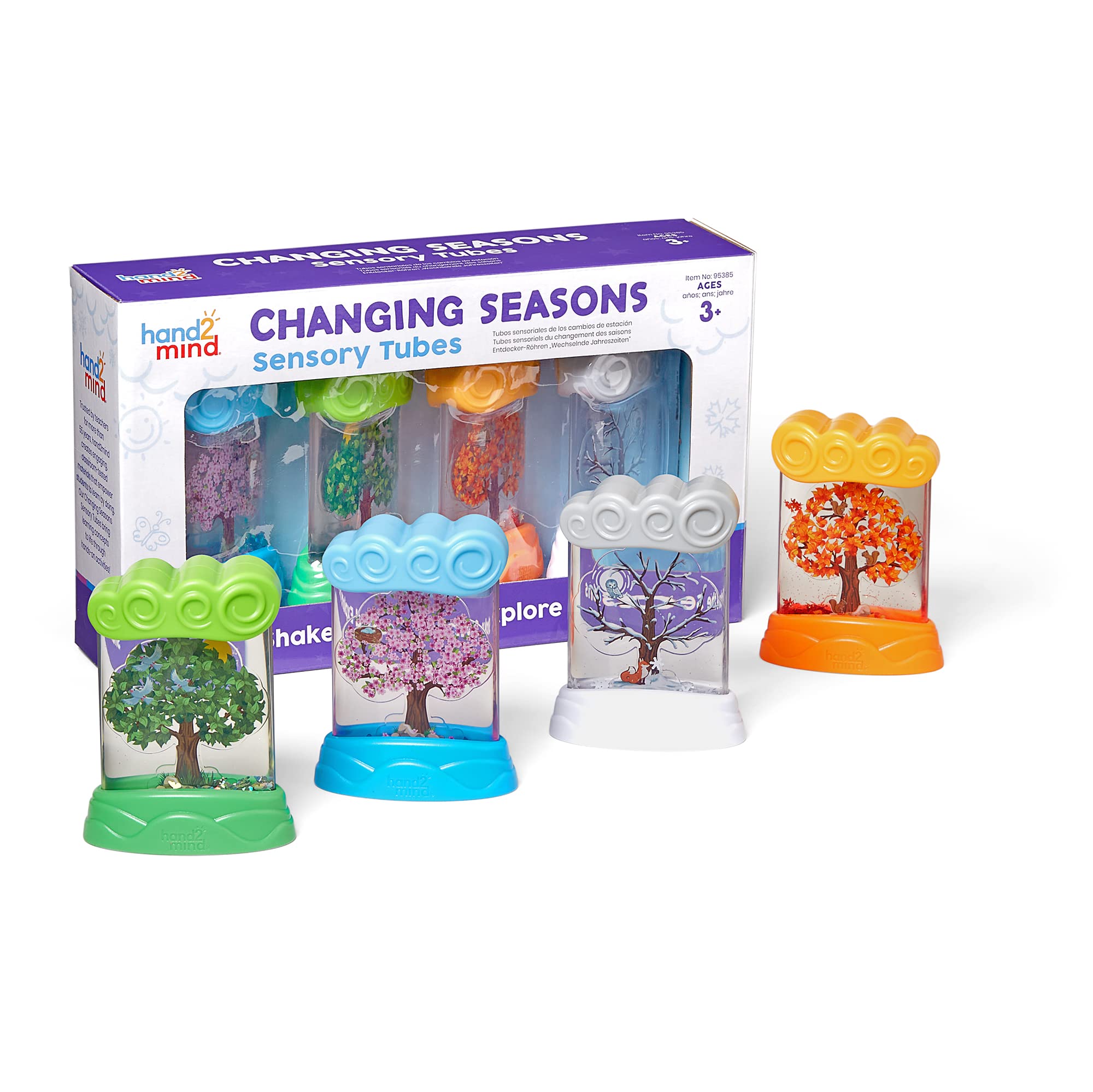 Learning Resources Changing Seasons Sensory Tubes - Educational Nature Playset for Toddlers 3+ 1