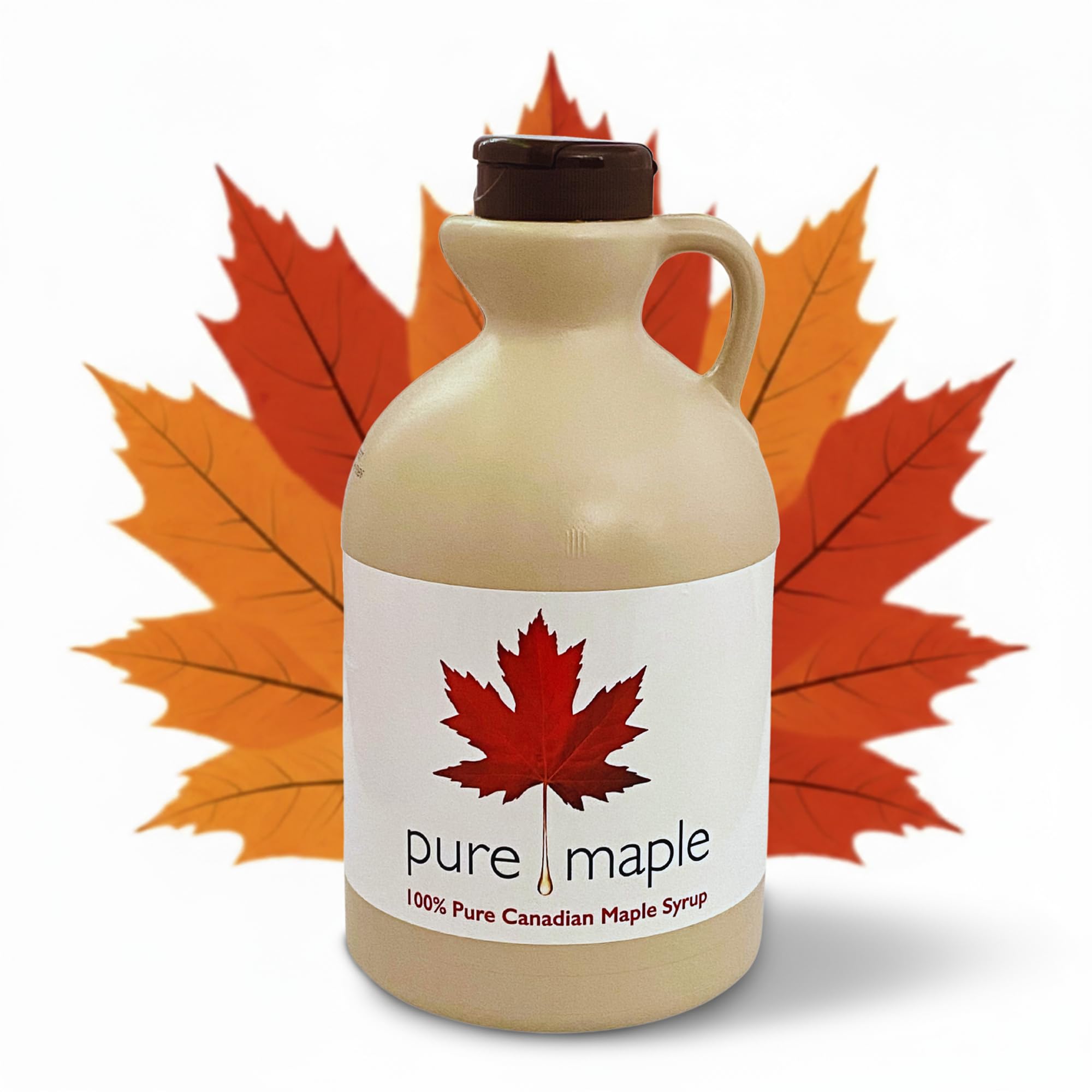 Pure Maple - Dark Robust Grade 100% Pure Maple Syrup - 1 Litre Jug