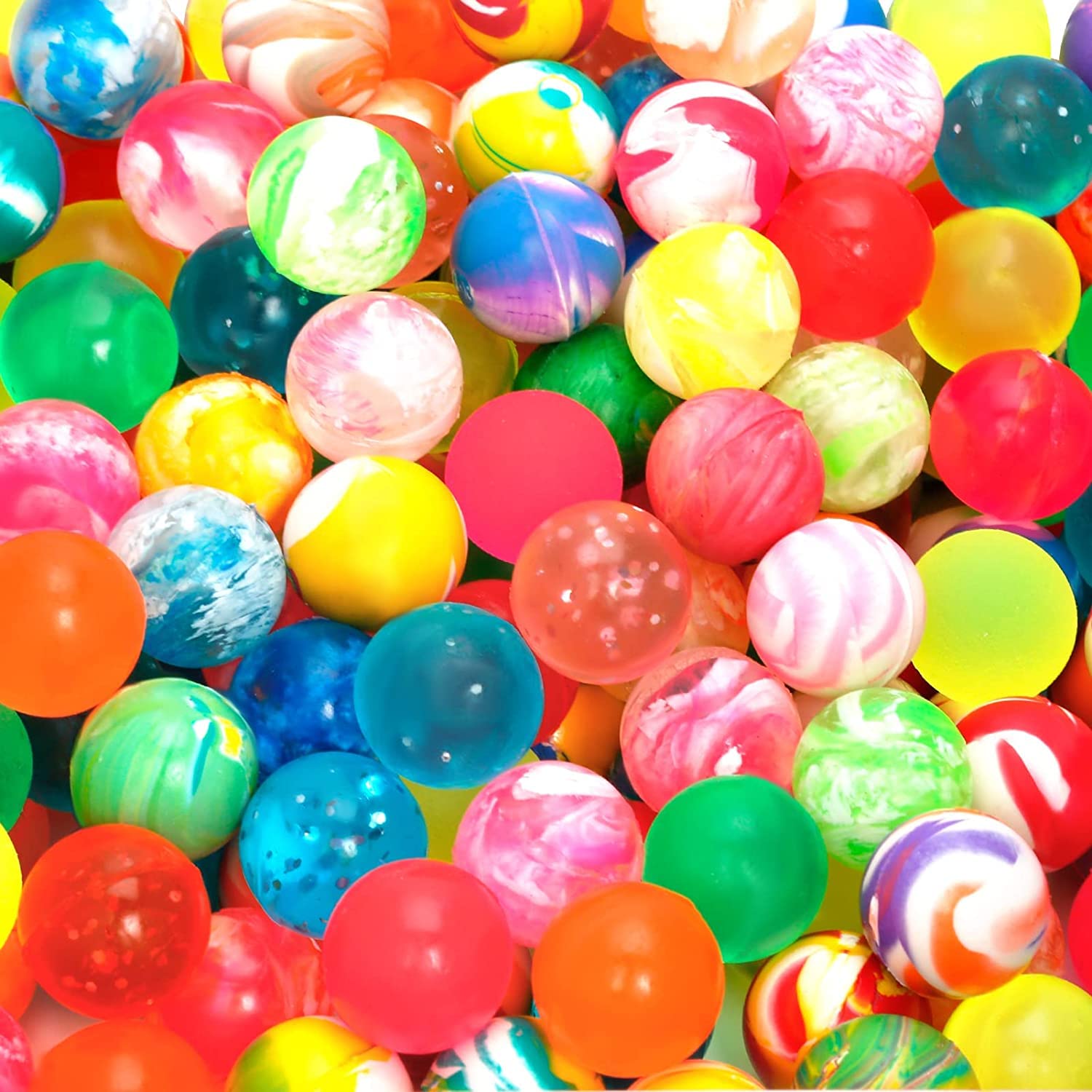 SHATCHI 10pk Bouncy Balls - 27mm Rubber Party Favours | Unisex Kids 3