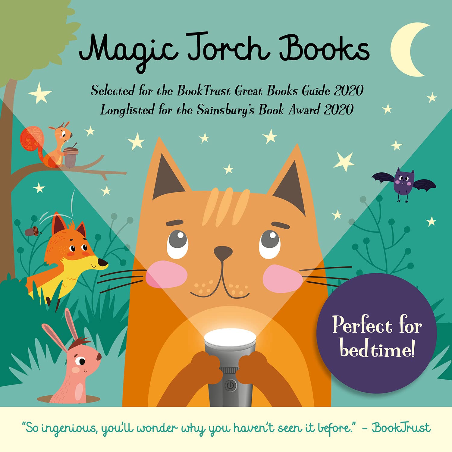 Goodnight Cat (Magic Torch Books) - Interactive Bedtime Story | Ages 3-5 | Hardcover