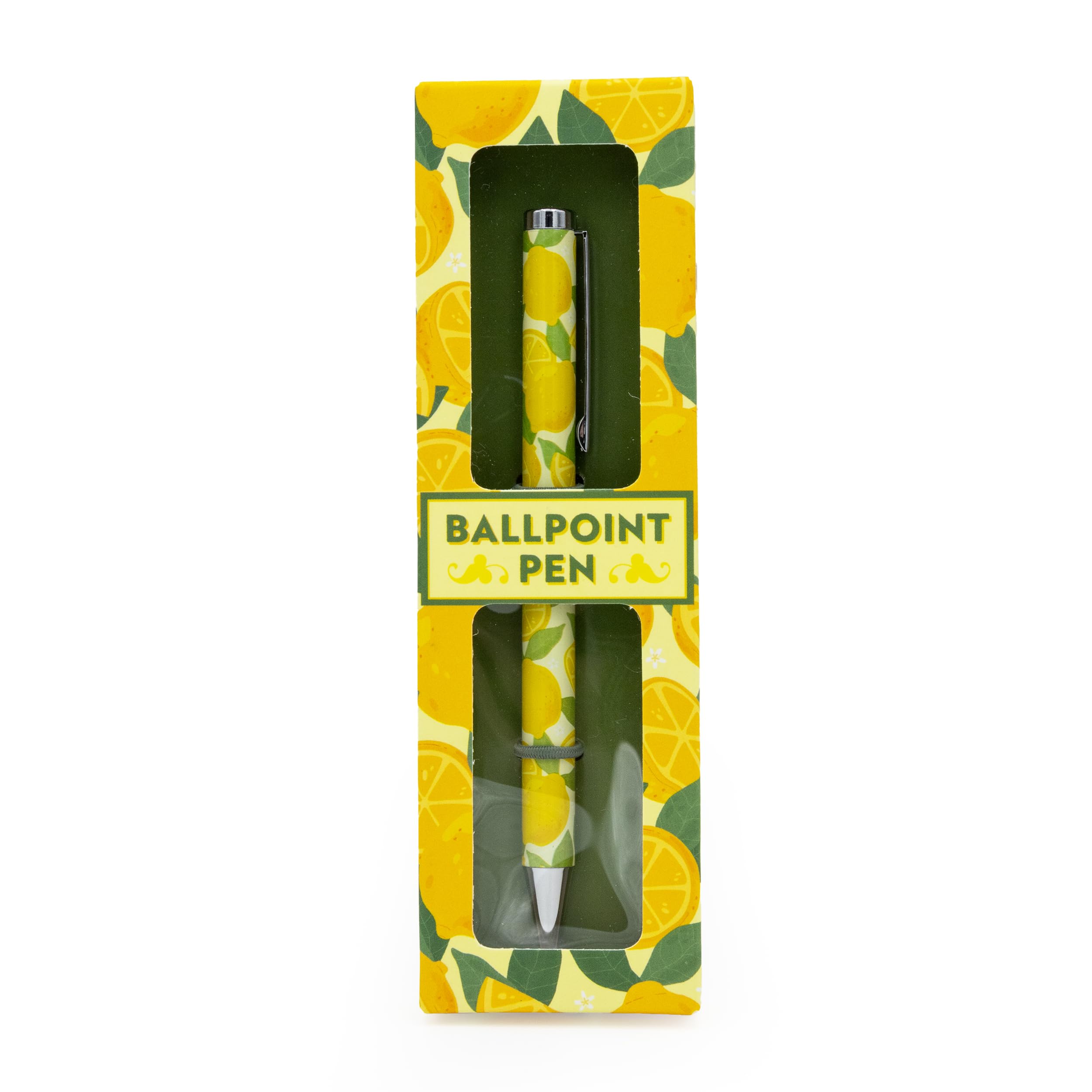 Robert Frederick Lemons Ballpoint Pen - Black Ink Twist Nib | Gift Box Included | Yellow 1
