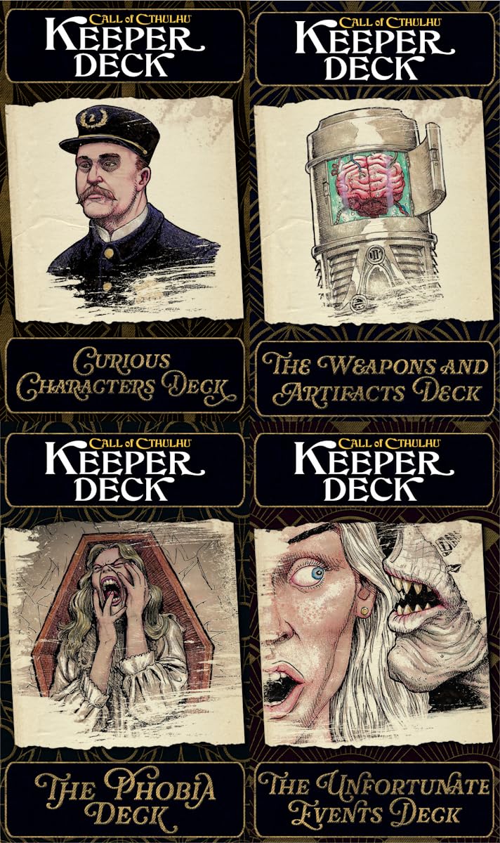Chaosium Call of Cthulhu Keeper Decks (Second Edition) 2